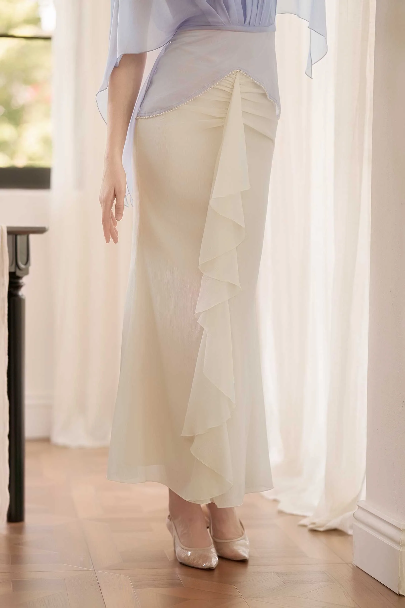 Aveline Skirt (Cream) - Image 6