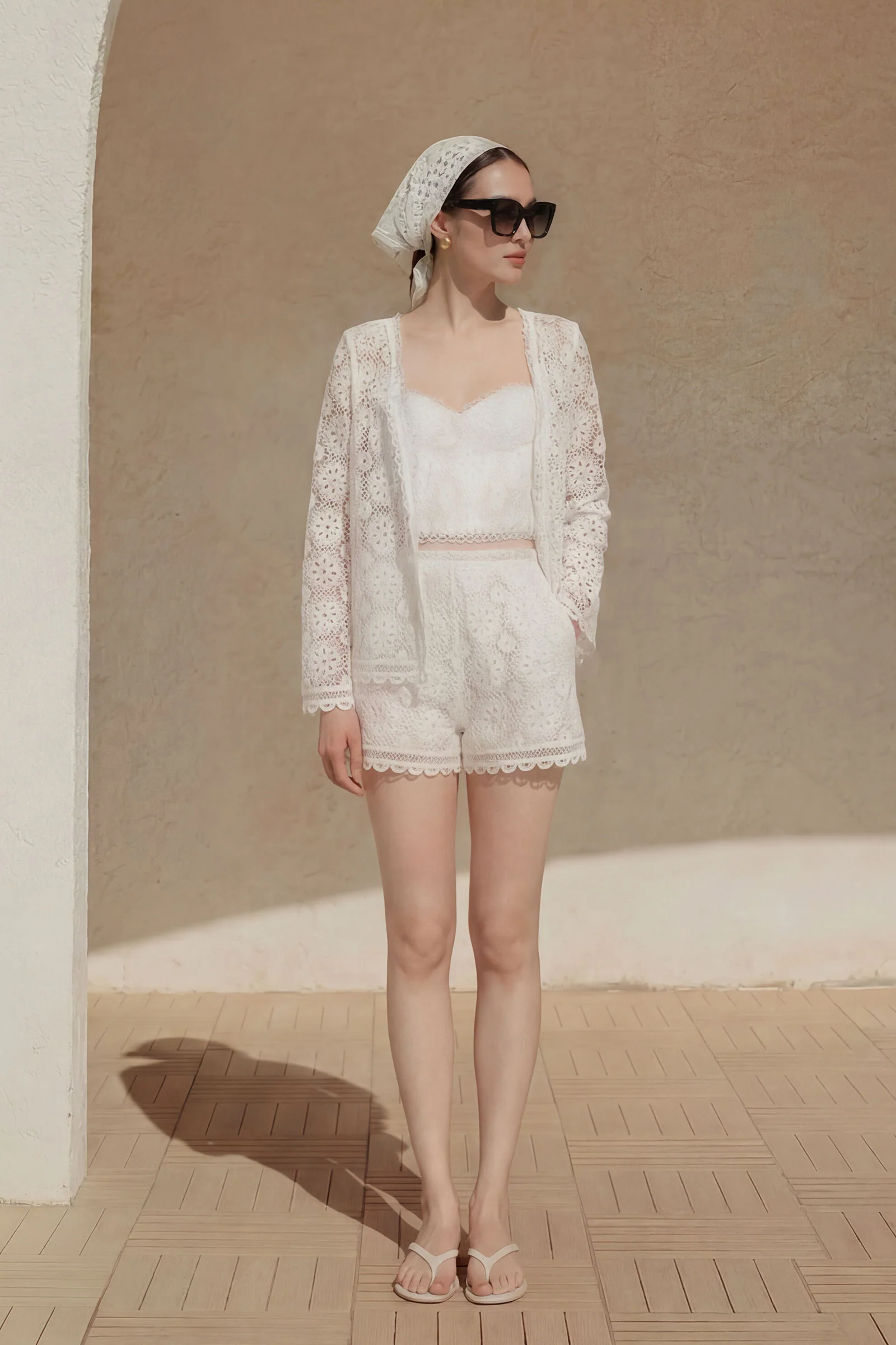 Capri Shorts (White) - Image 2