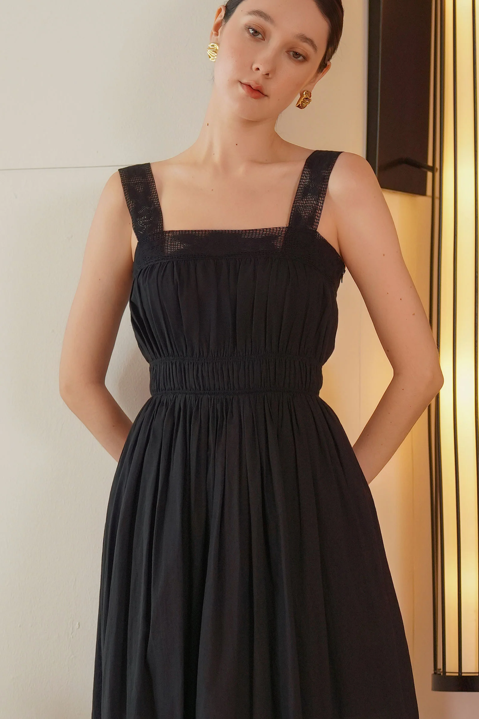 Delearis Dress (Black) - Image 2