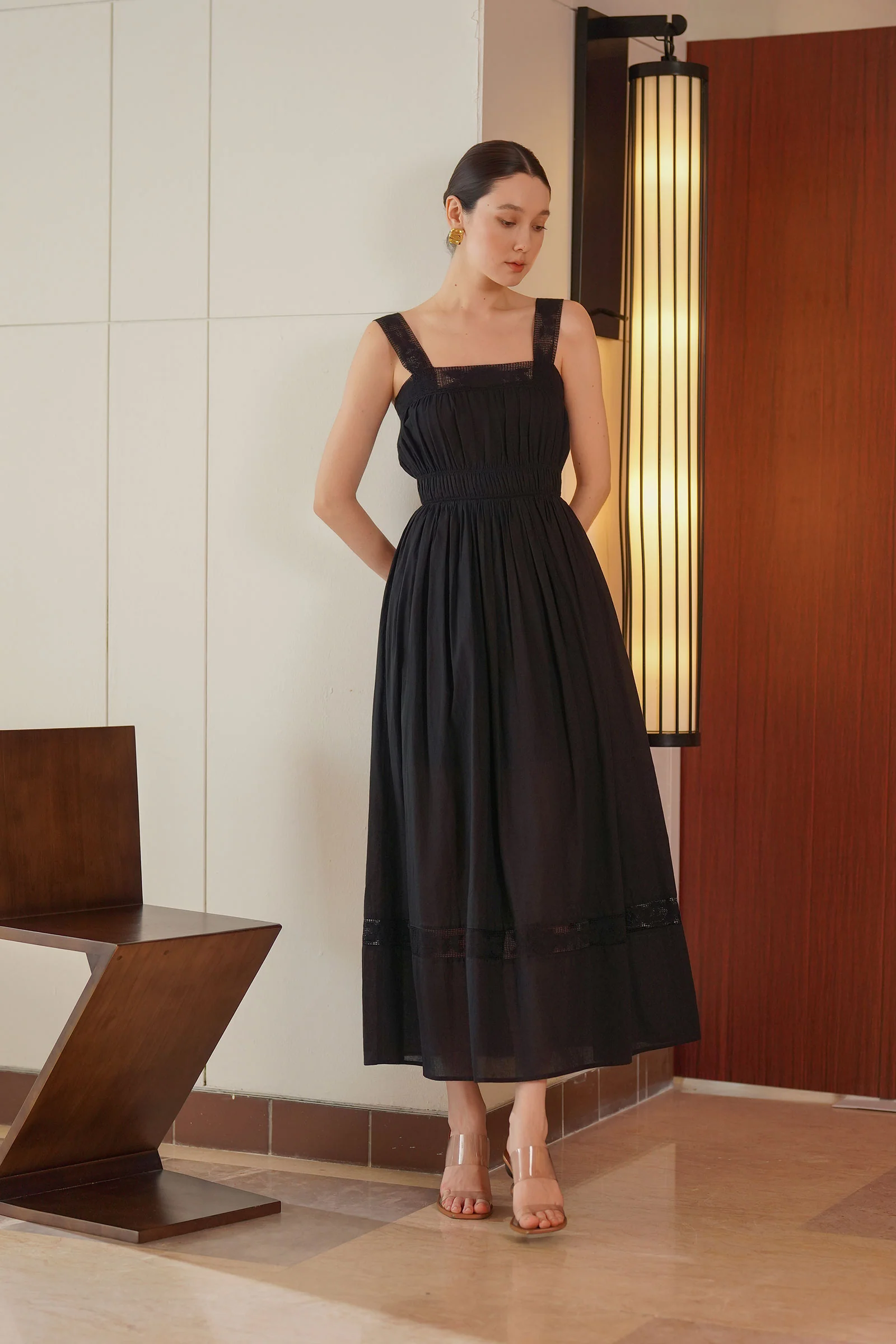 Delearis Dress (Black) - Image 7
