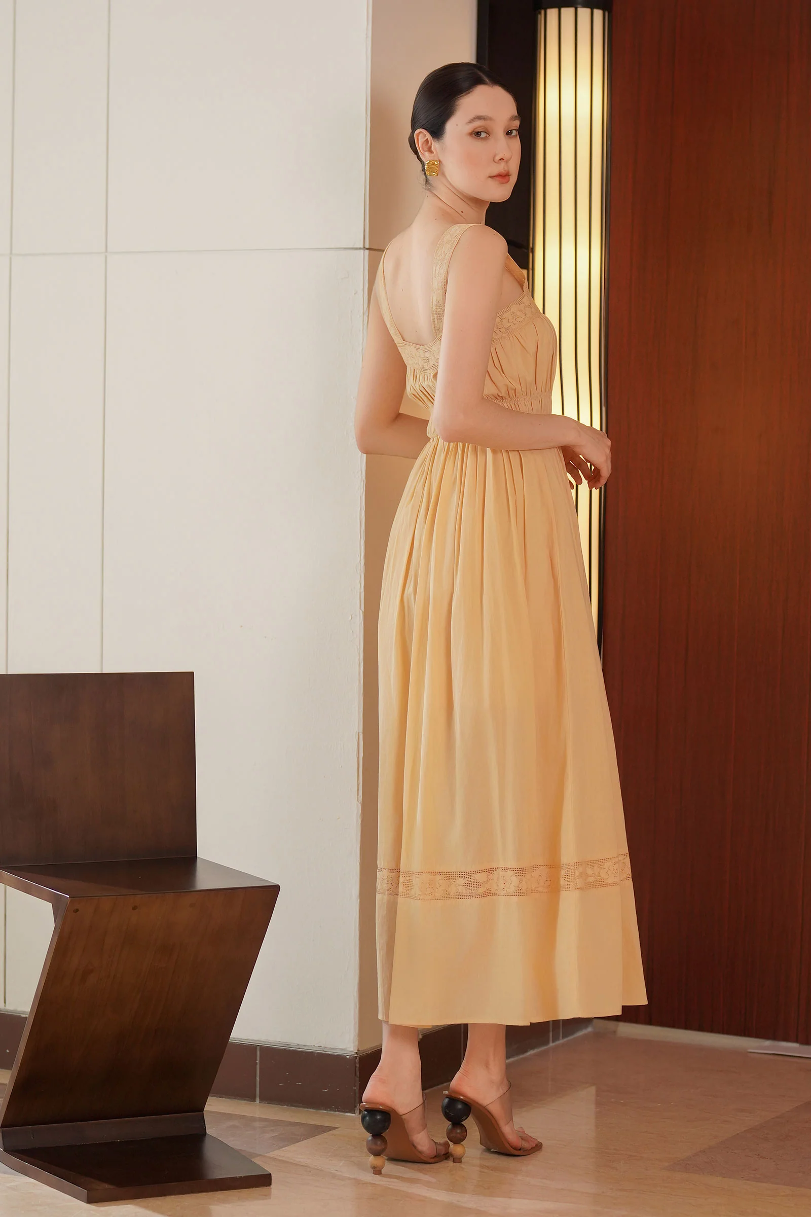 Delearis Dress (Yellow) - Image 2