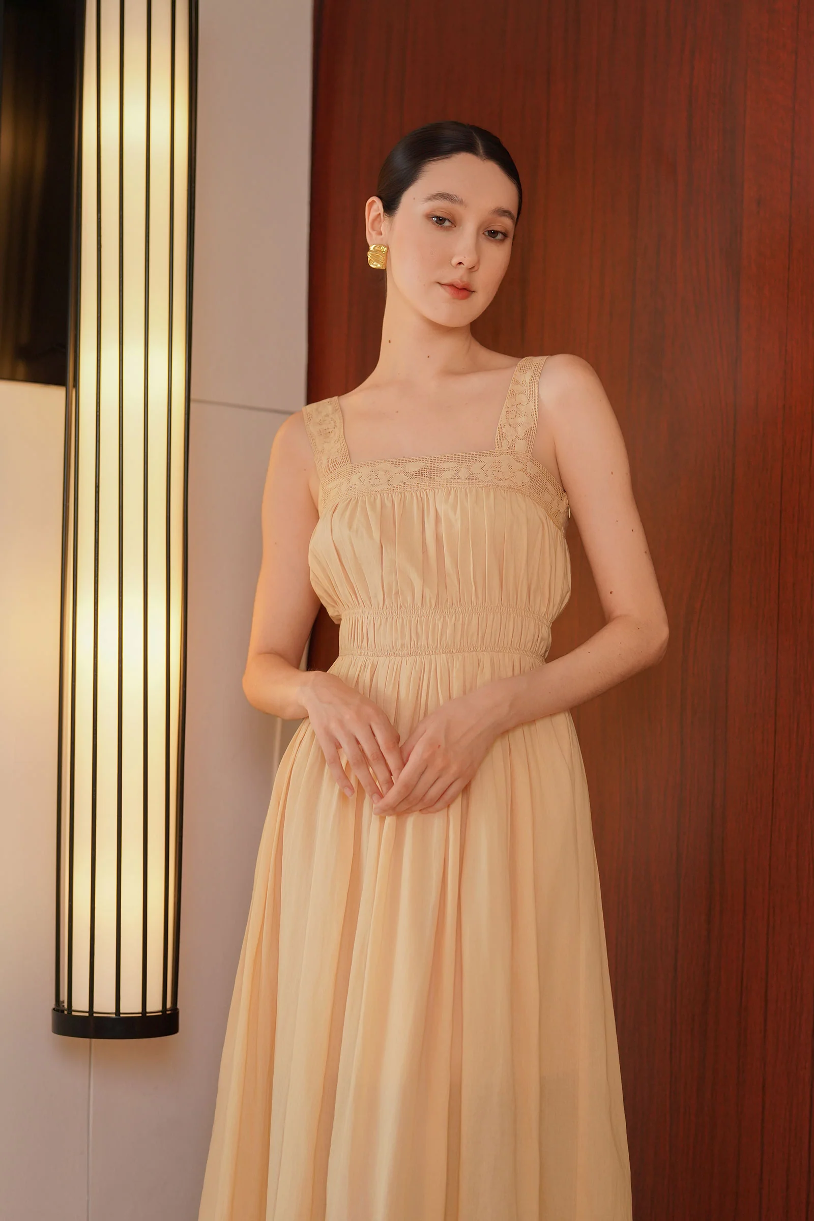 Delearis Dress (Yellow) - Image 4