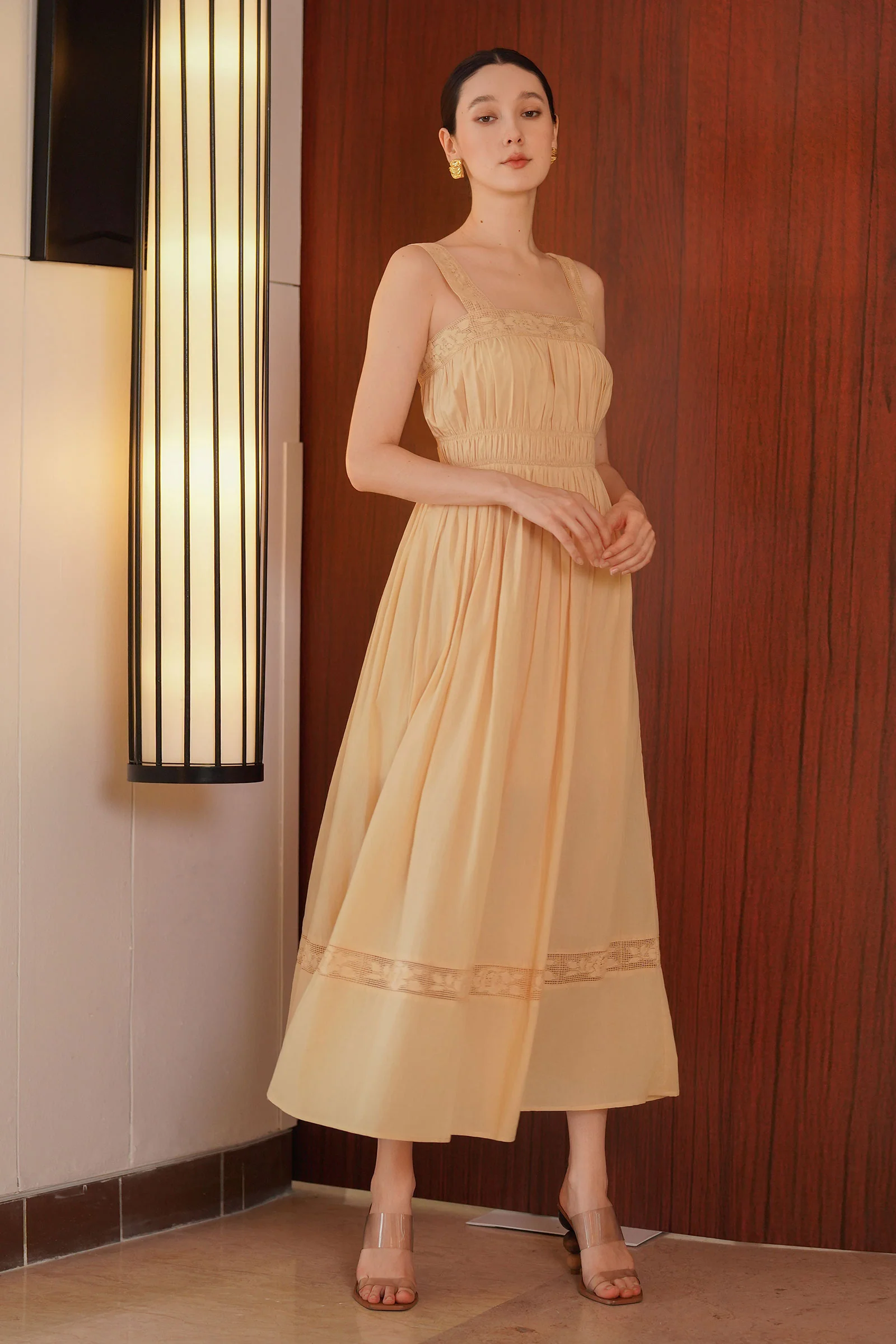 Delearis Dress (Yellow) - Image 5