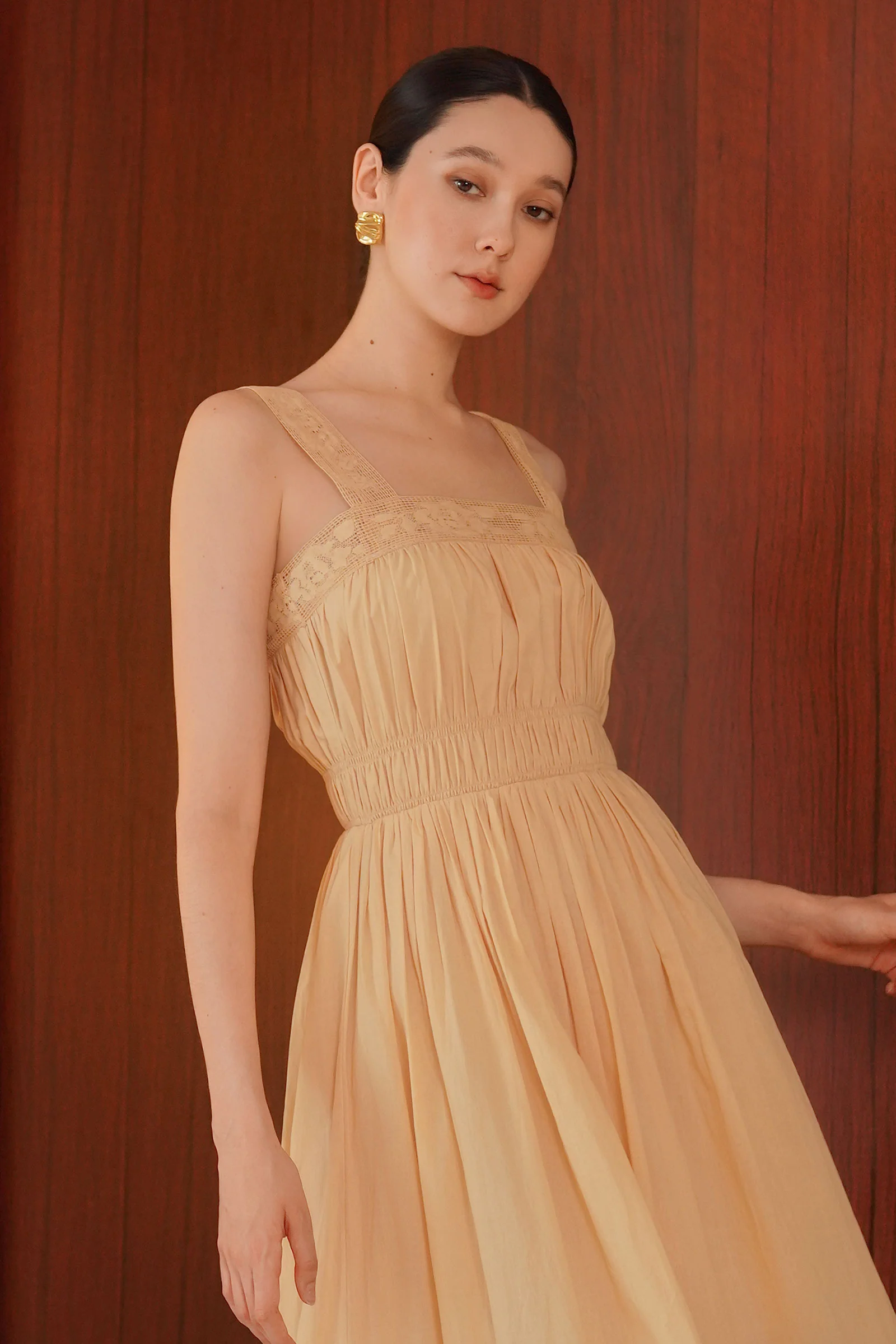 Delearis Dress (Yellow) - Image 7