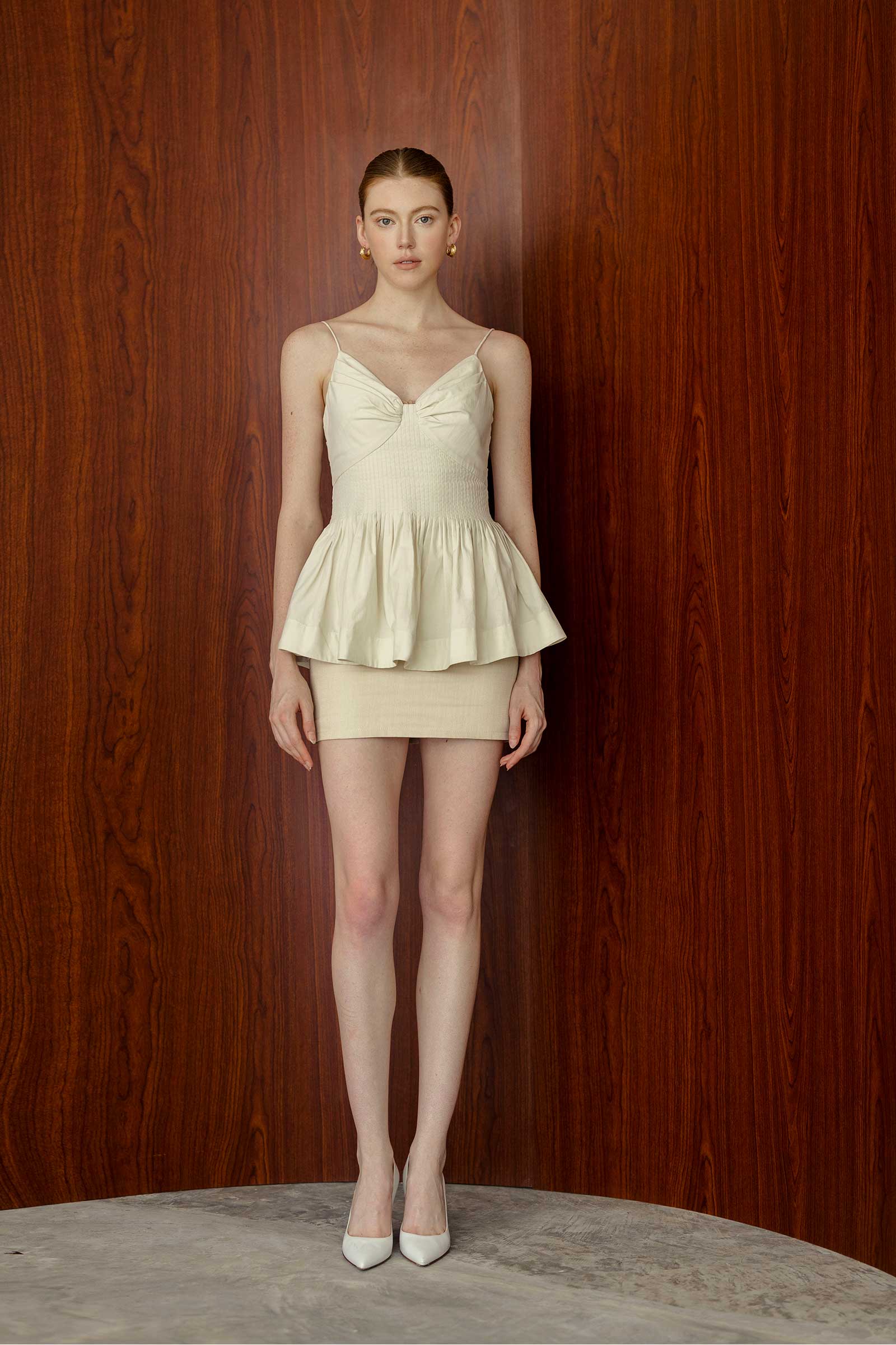 Danile Skort Romper (Millet) - Image 8