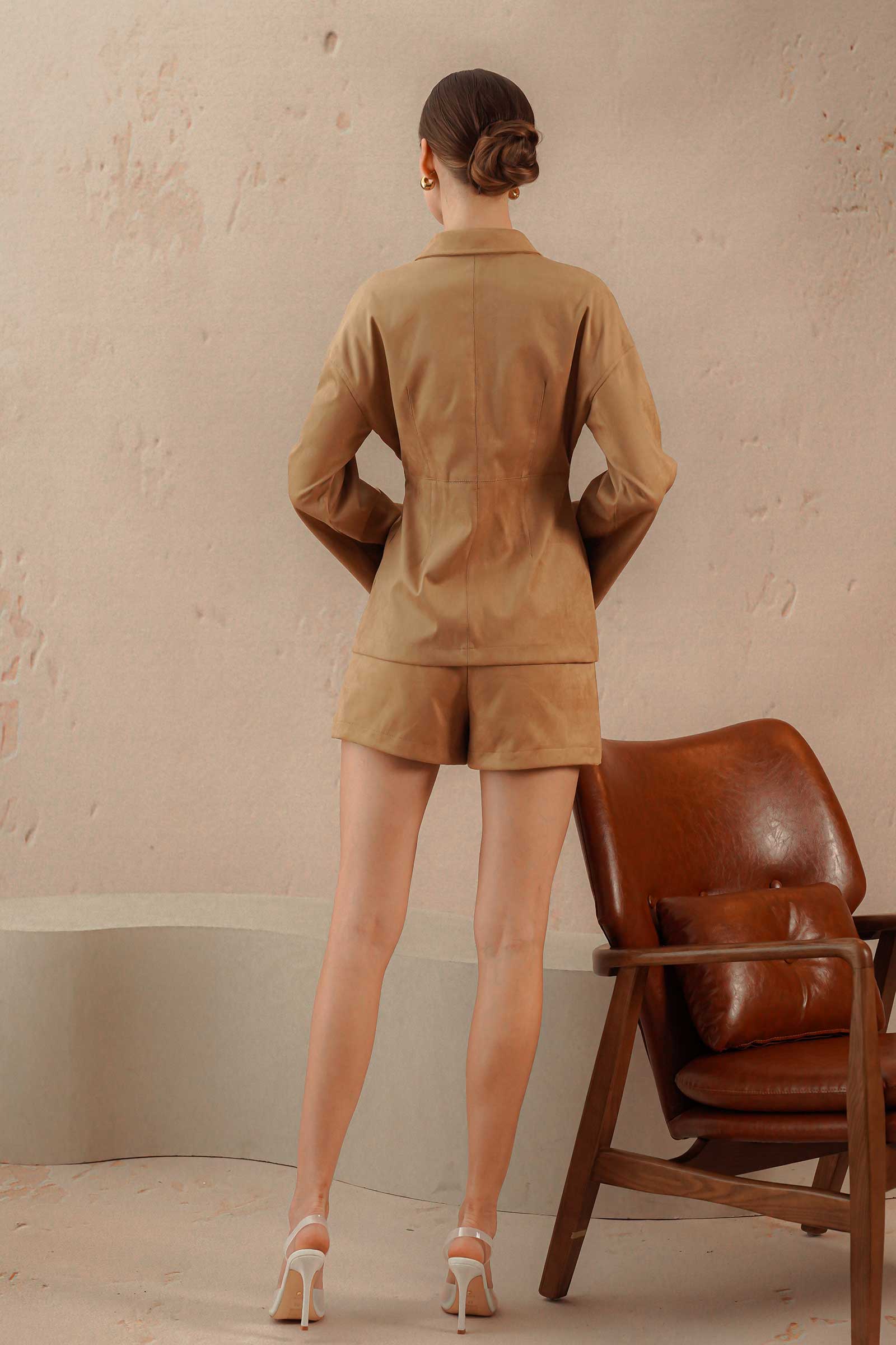 Dinza Blazer (Brown) - Image 3