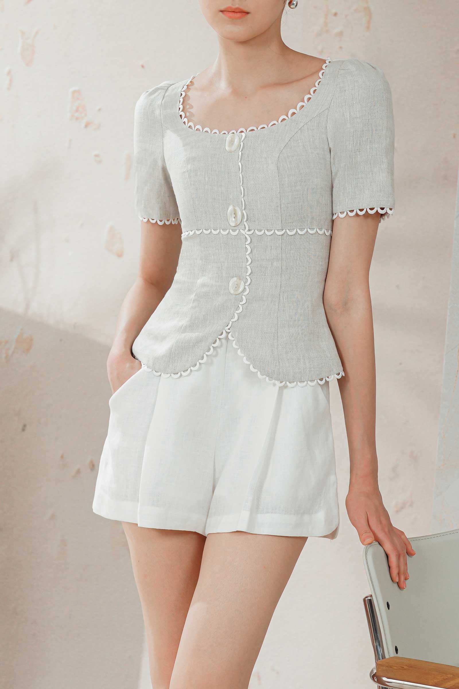 Disveu Romper (Linen) - Image 2