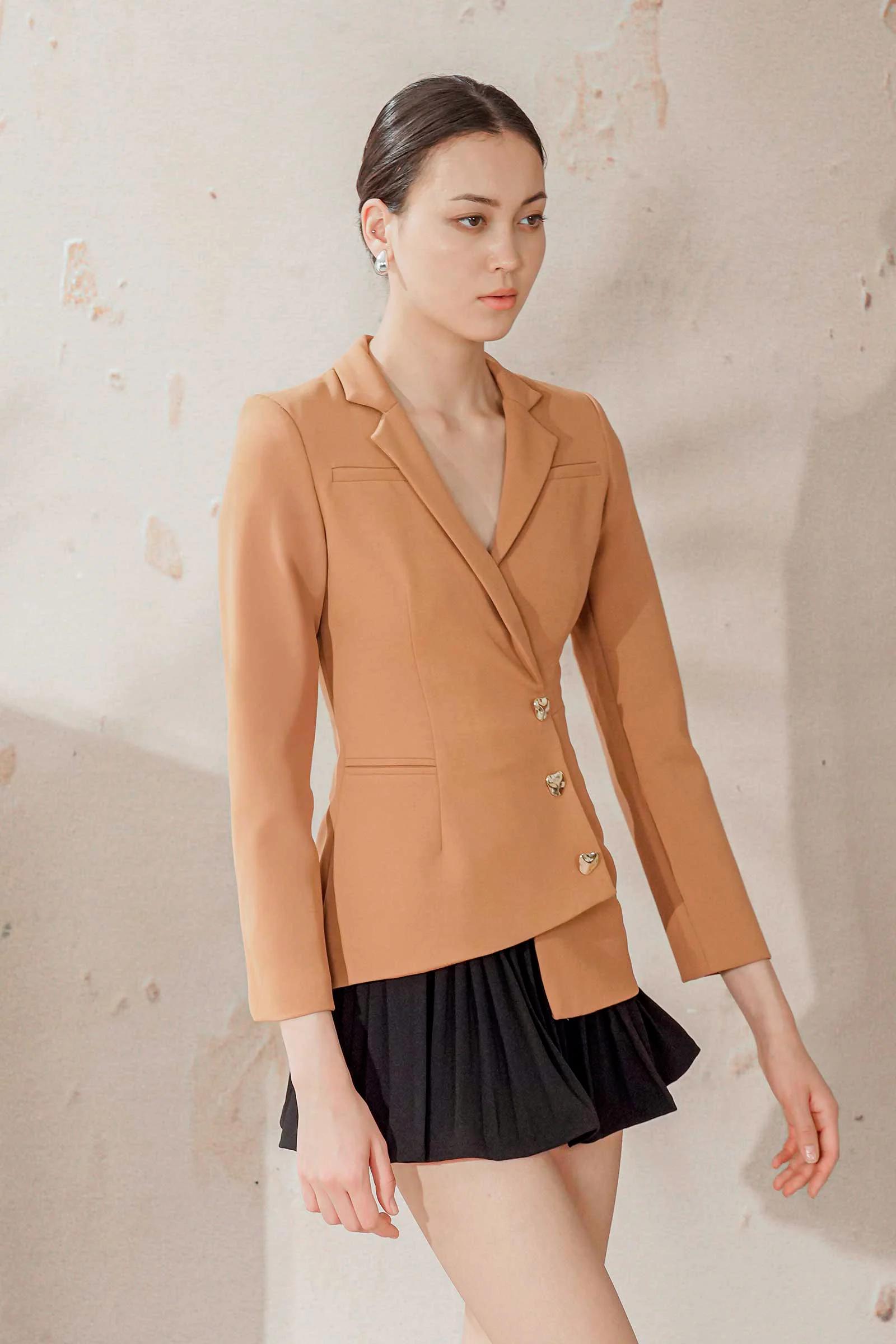 Danya Blazer Romper (Ochre) - Image 5