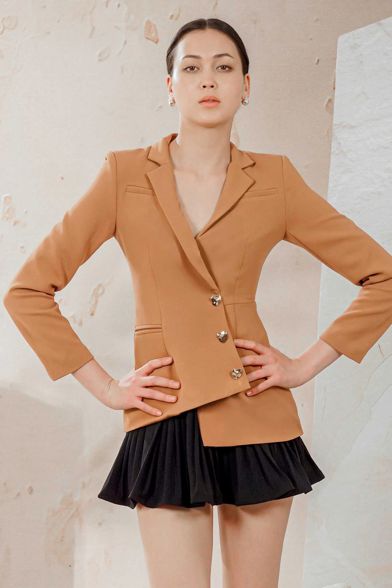 Danya Blazer Romper (Ochre) - Image 7