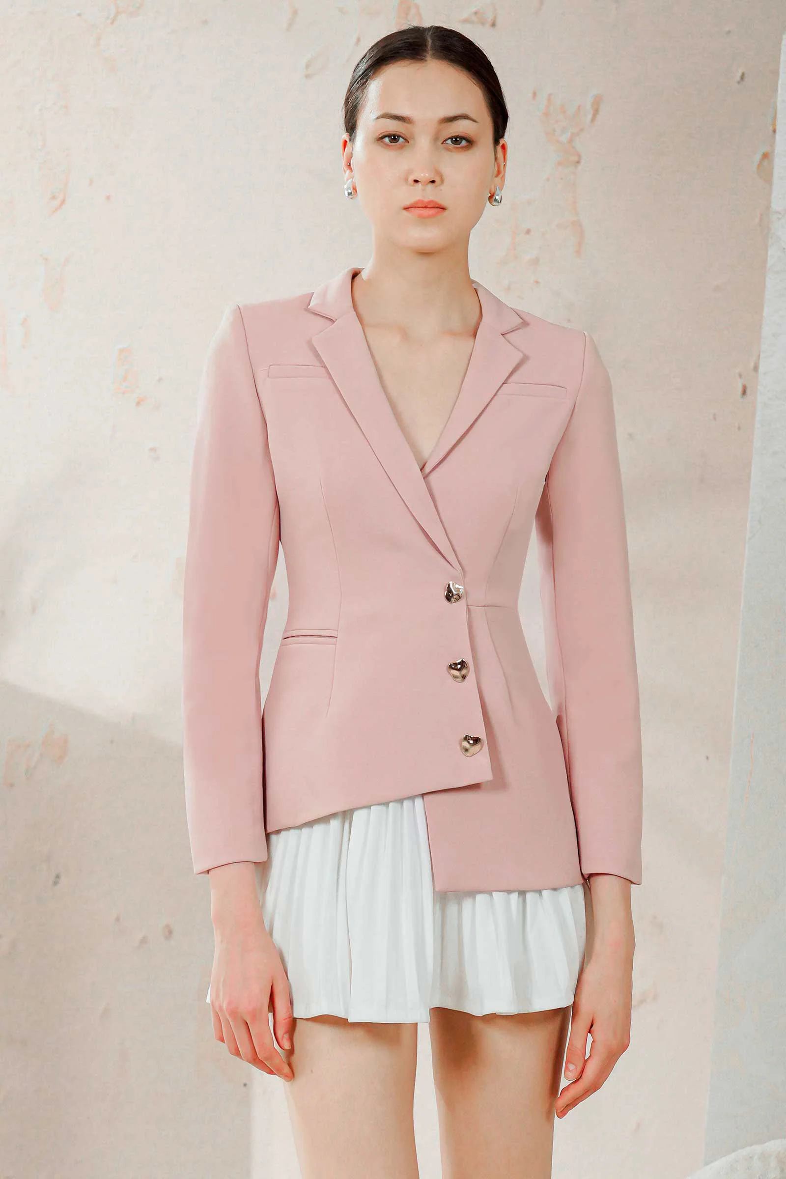 Danya Blazer Romper (Pink) - Image 4