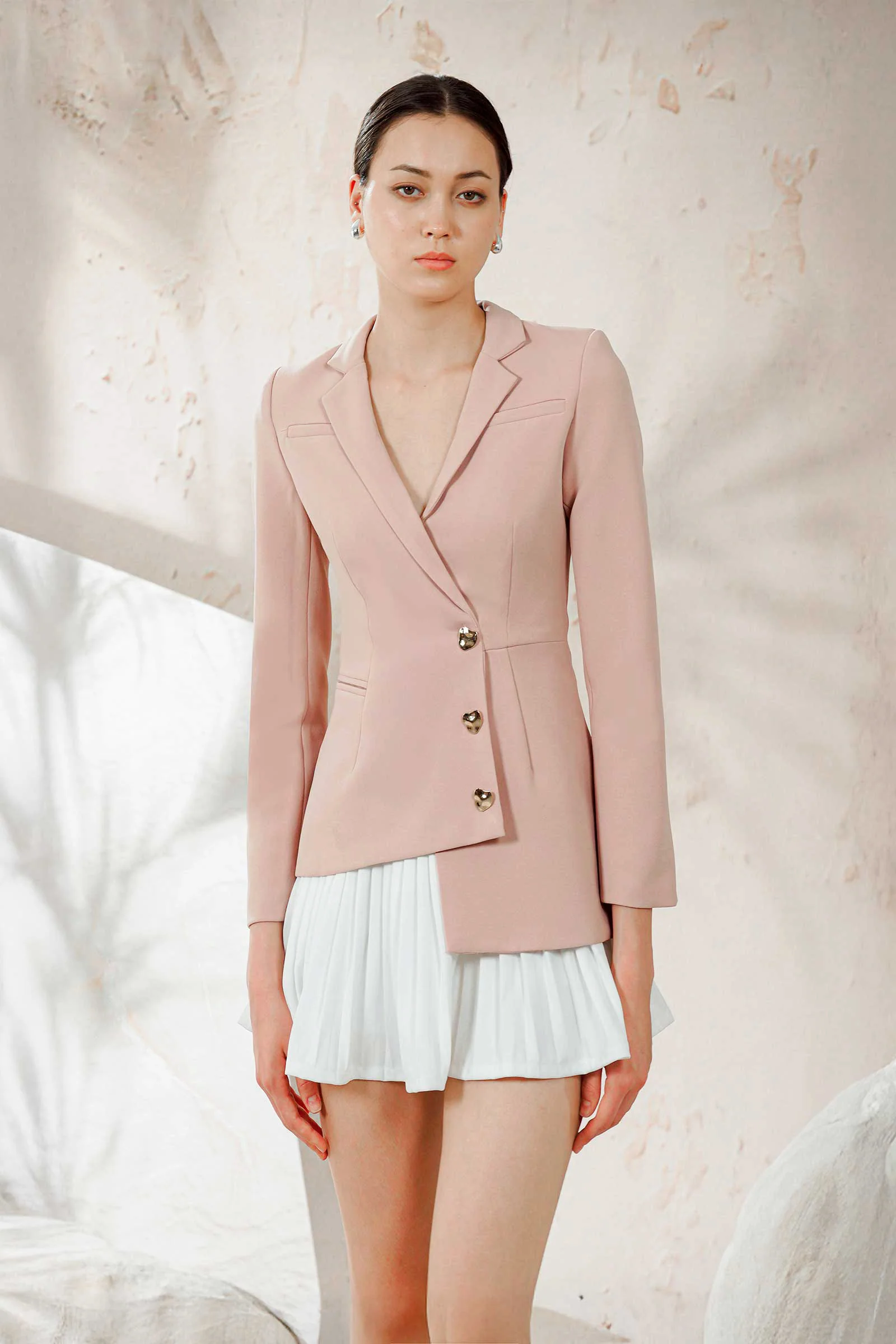 Danya Blazer Romper (Pink) - Image 6