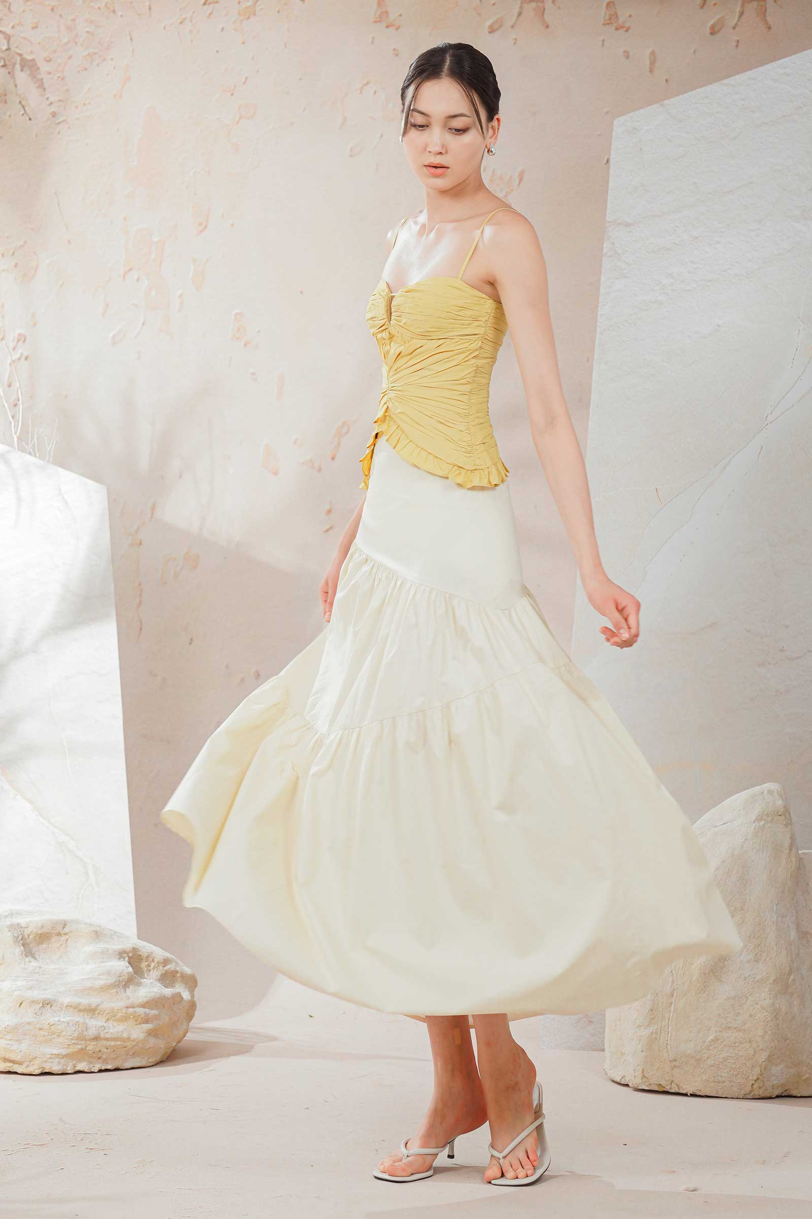 Drieas Skirt (Cream) - Image 2