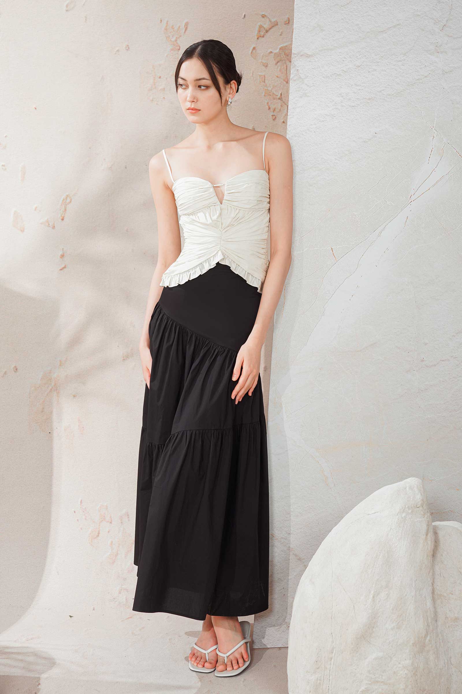 Dazel Poplin Top (White) - Image 12