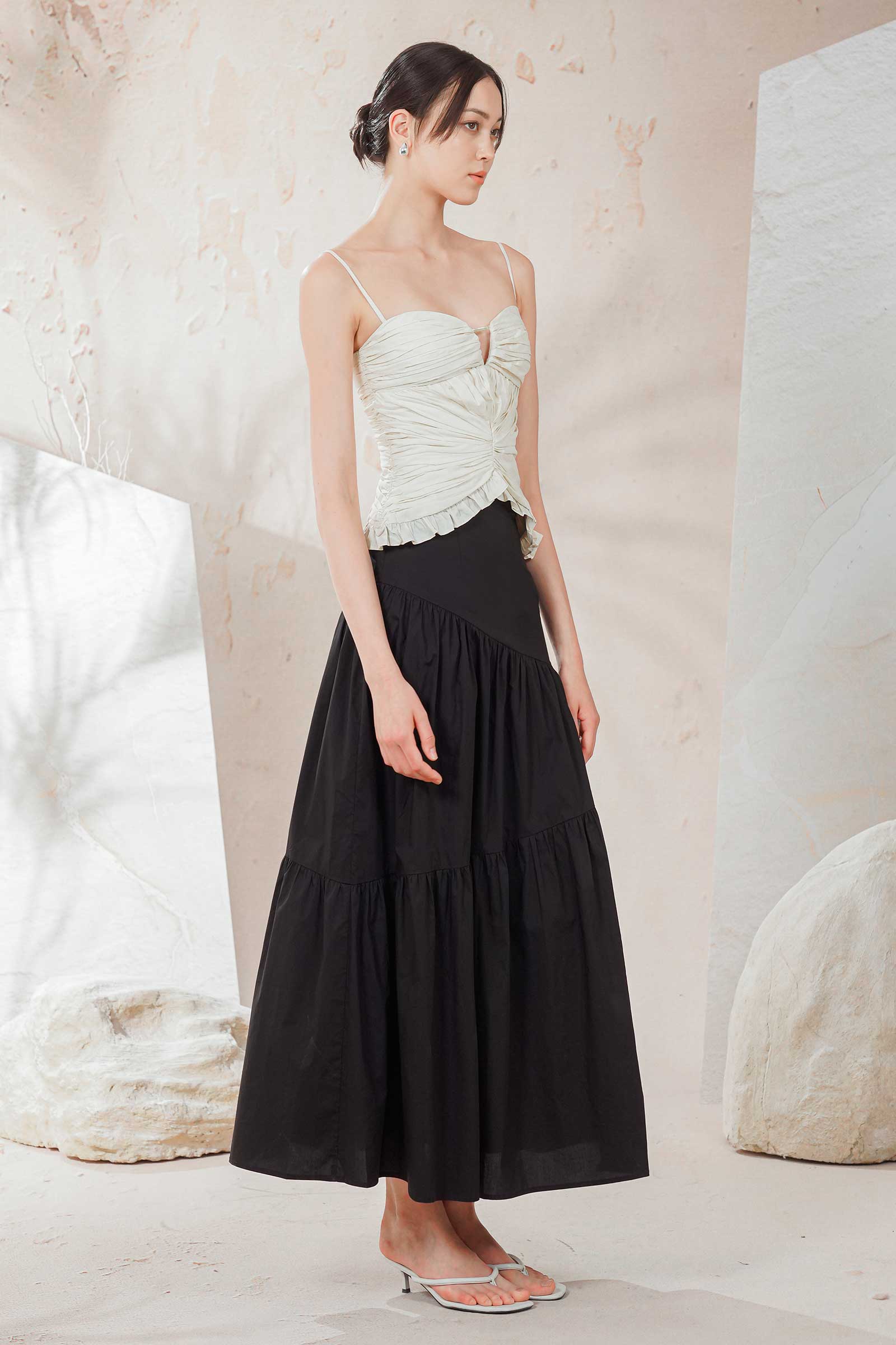 Dazel Poplin Top (White) - Image 7