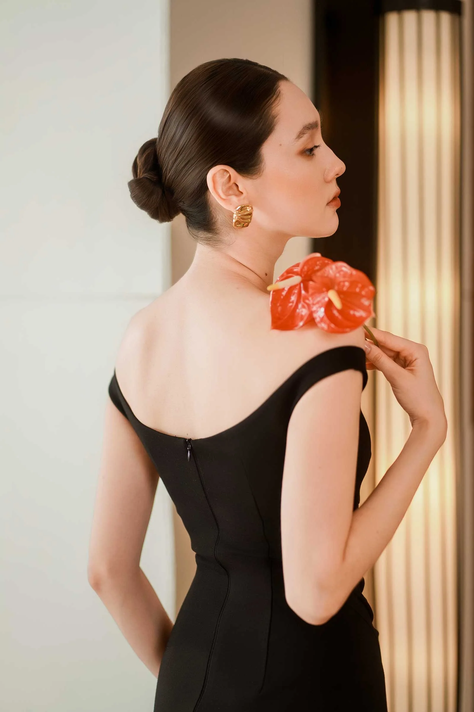 Darenziq Sheathdress (Black) - Image 8