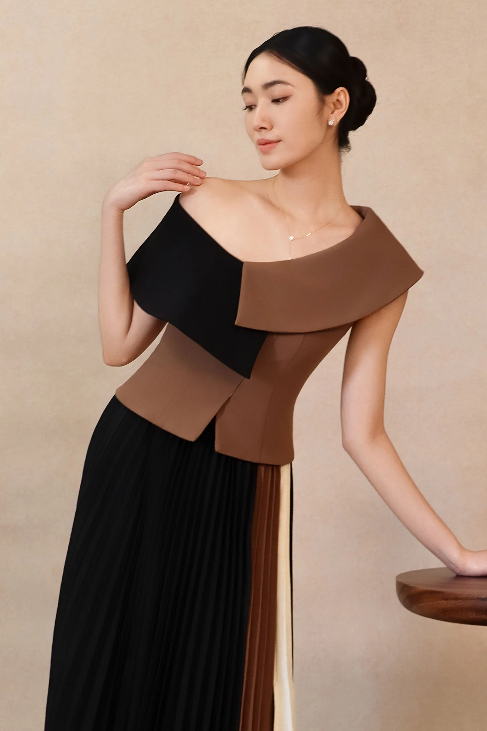 Dalestra Dress (Brown) - Image 10