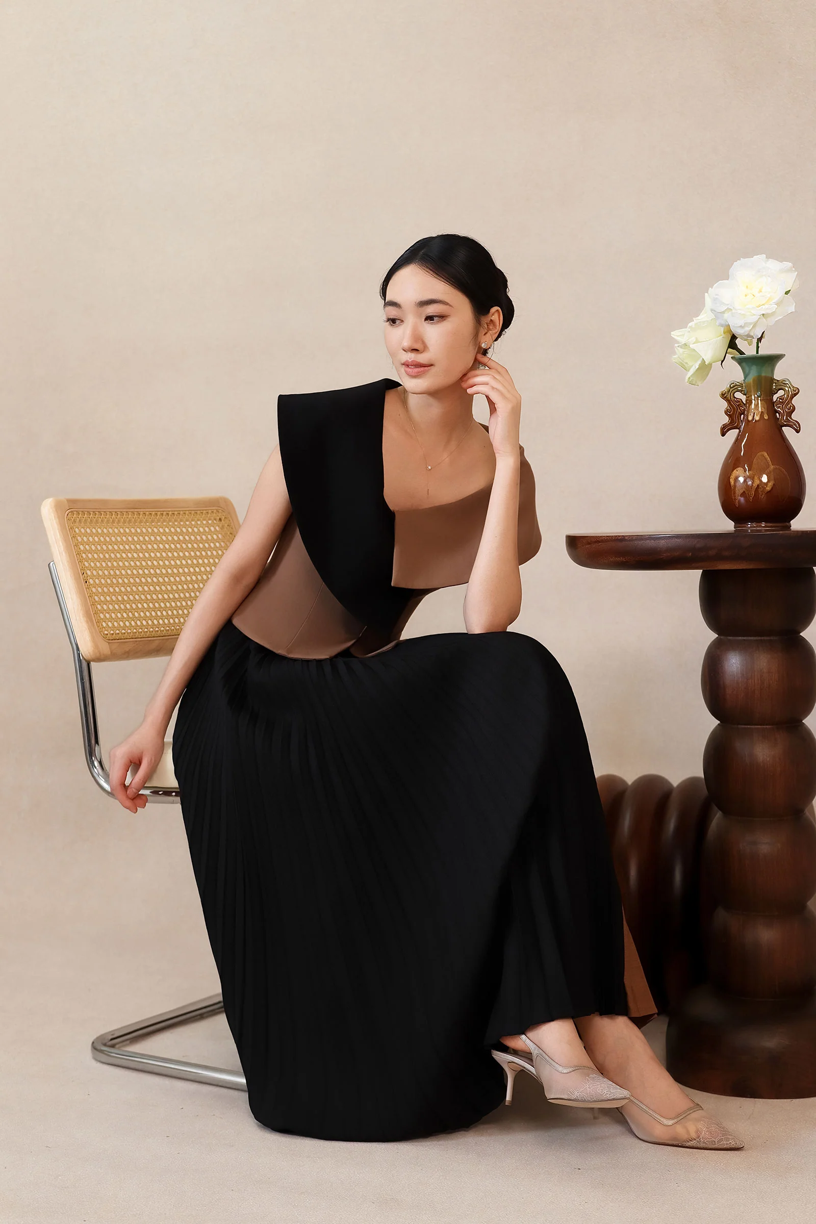 Dalestra Dress (Brown) - Image 16