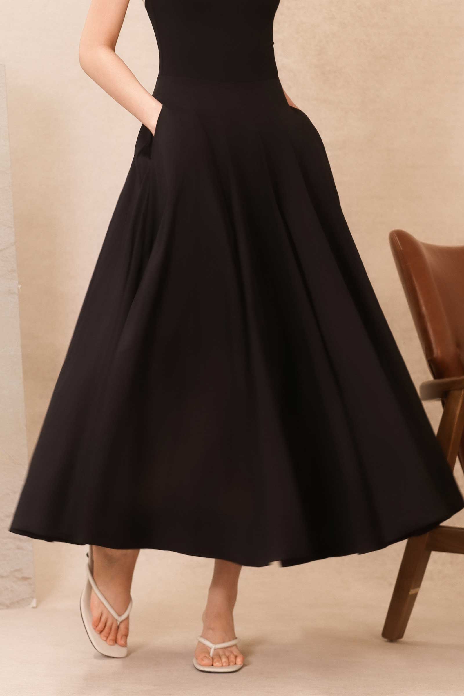 Dalaire Organza Skirt (Black) - Image 8