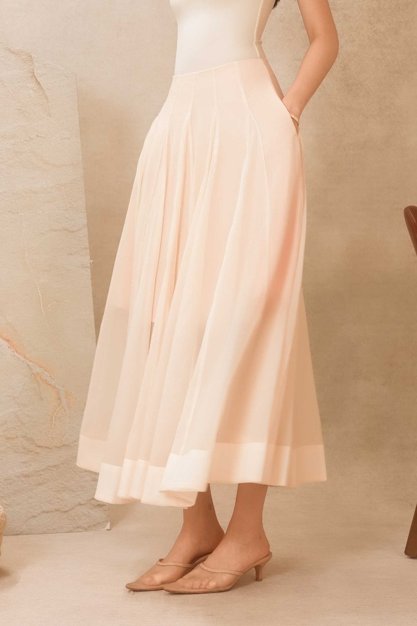 Dalaire Organza Skirt (Cream) - Image 11