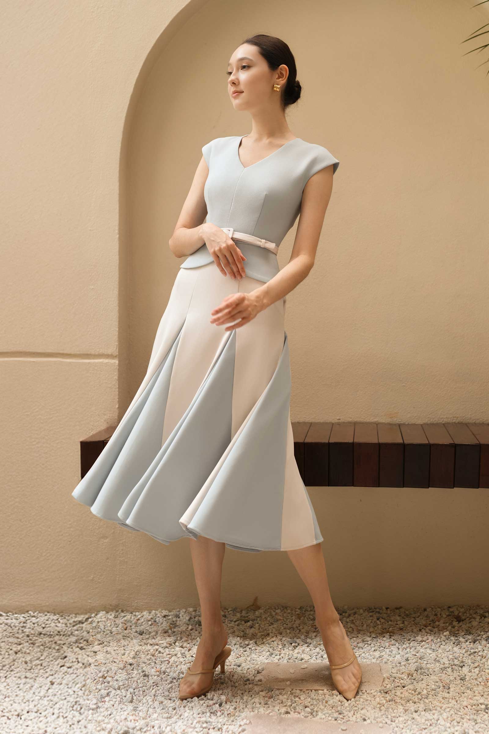 Dalienaq Dress (Baby Blue) - Image 10