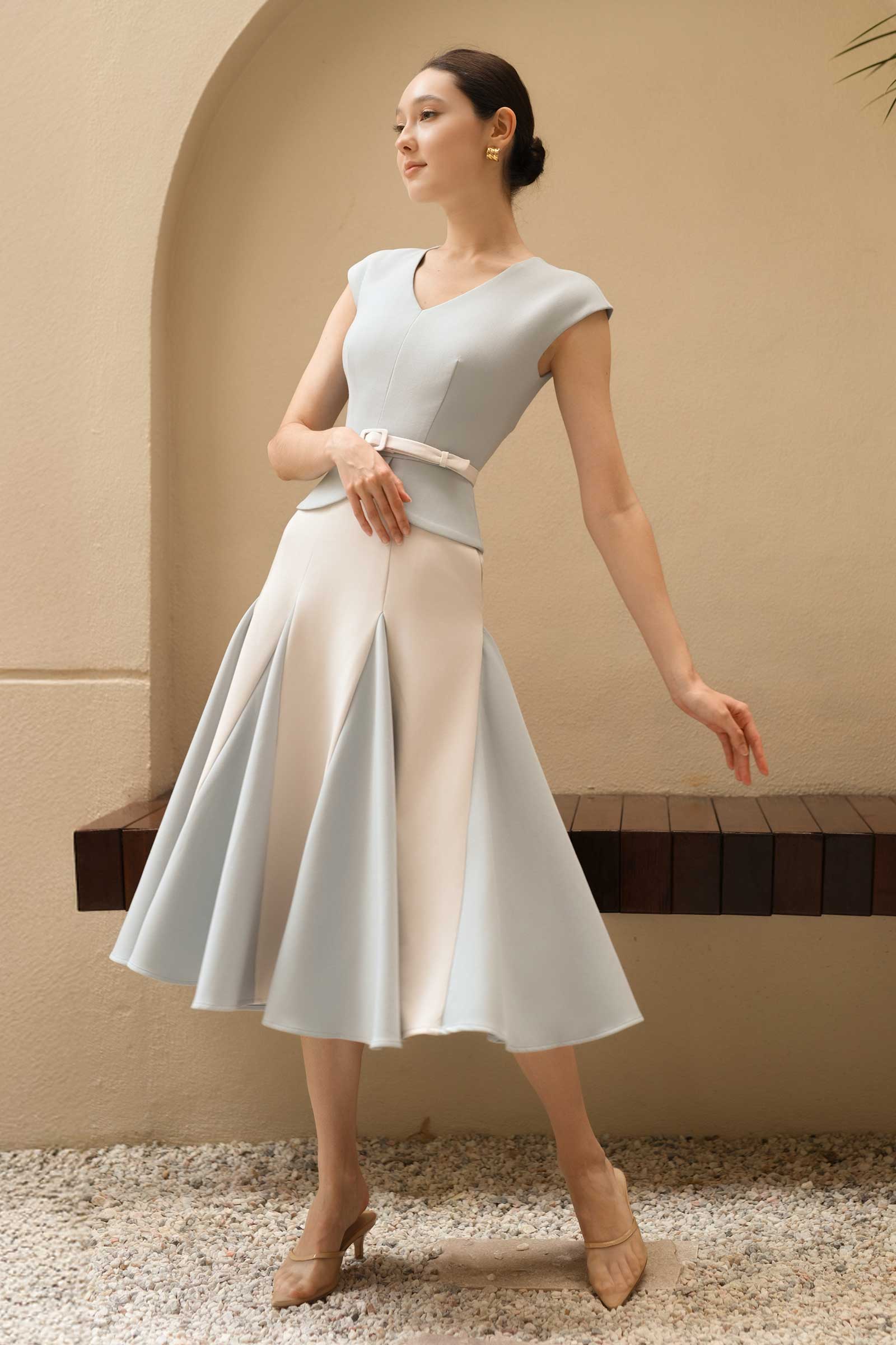 Dalienaq Dress (Baby Blue) - Image 6