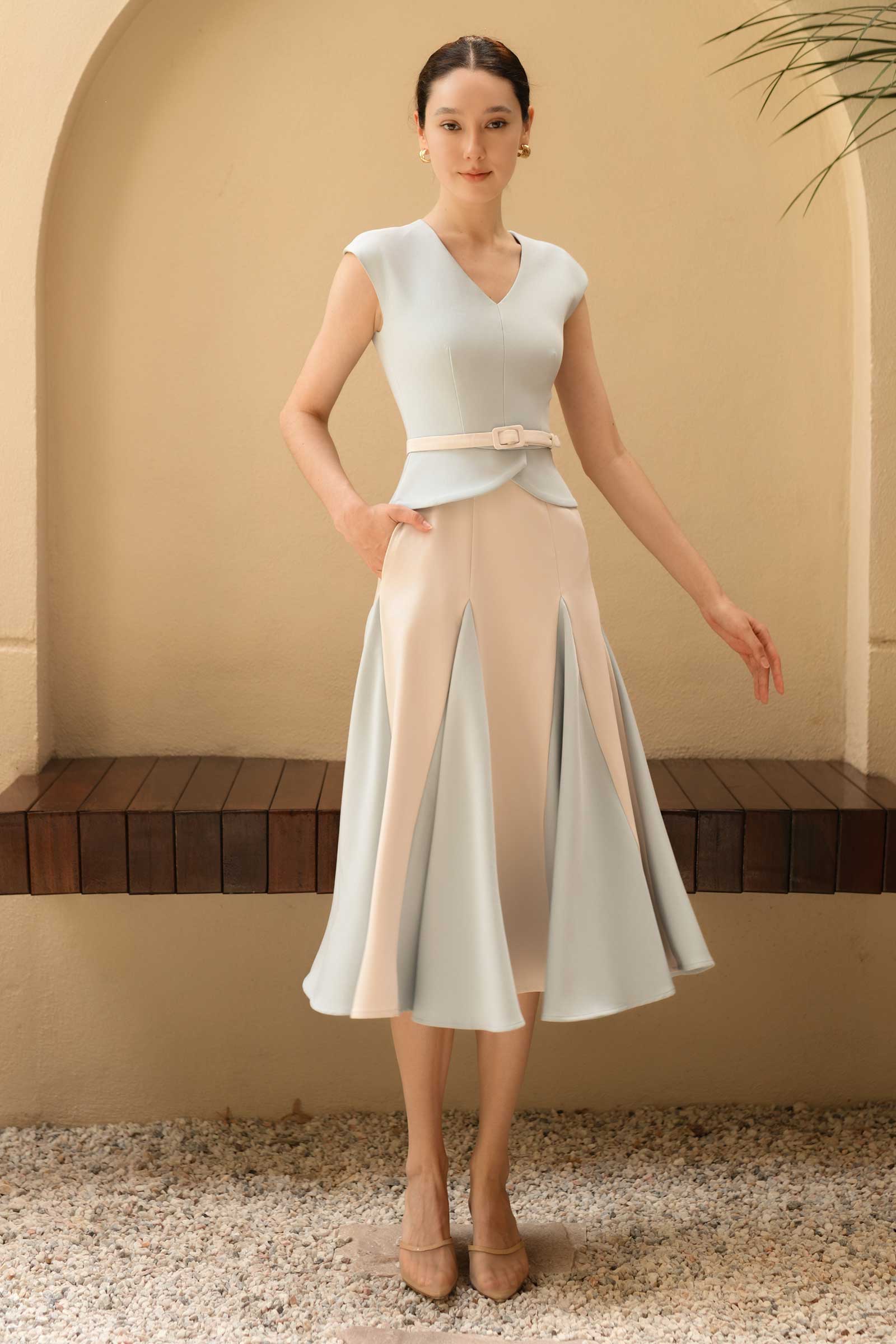 Dalienaq Dress (Baby Blue) - Image 7