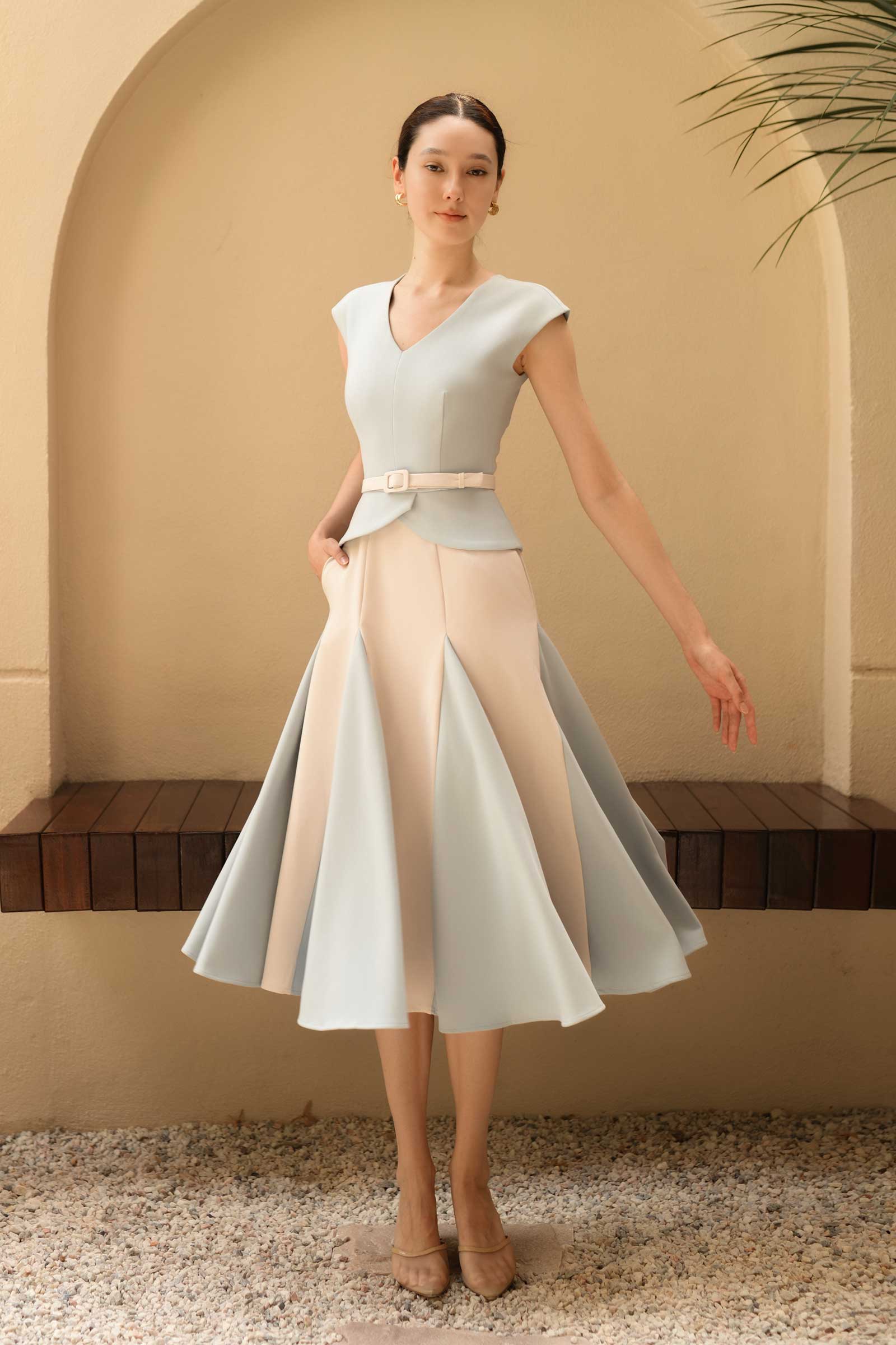 Dalienaq Dress (Baby Blue) - Image 8