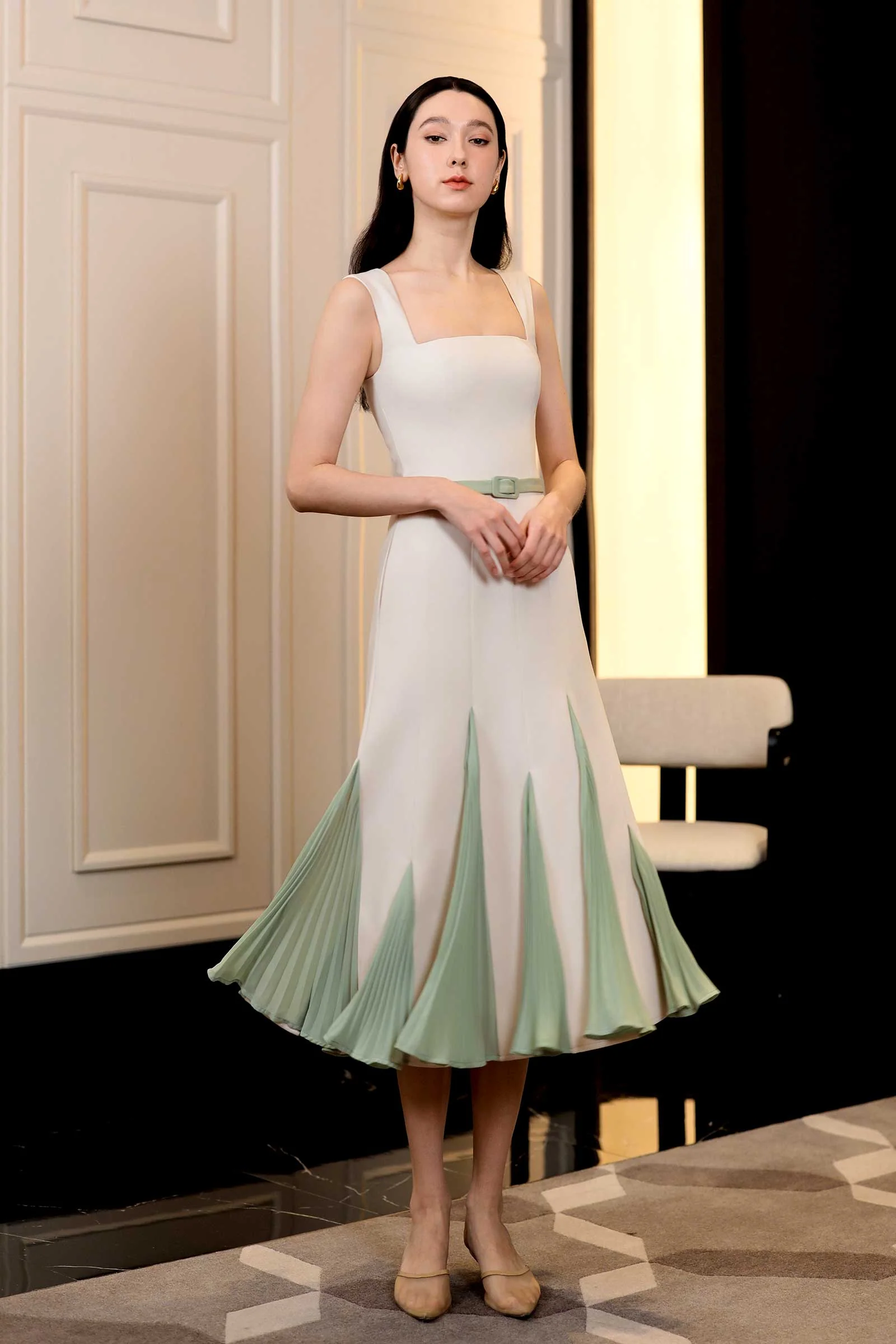 Davenne Dress (Ivory) - Image 10