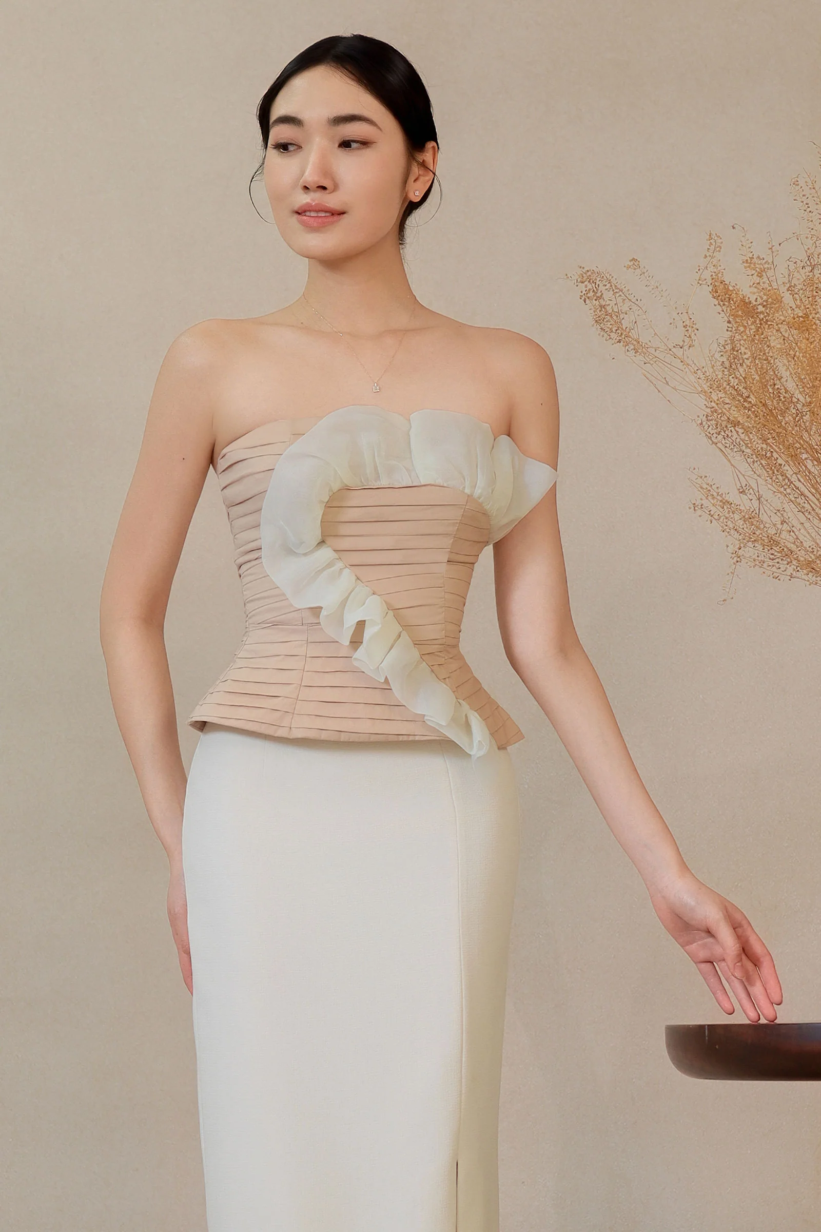Daevelyn Top (Beige) - Image 13