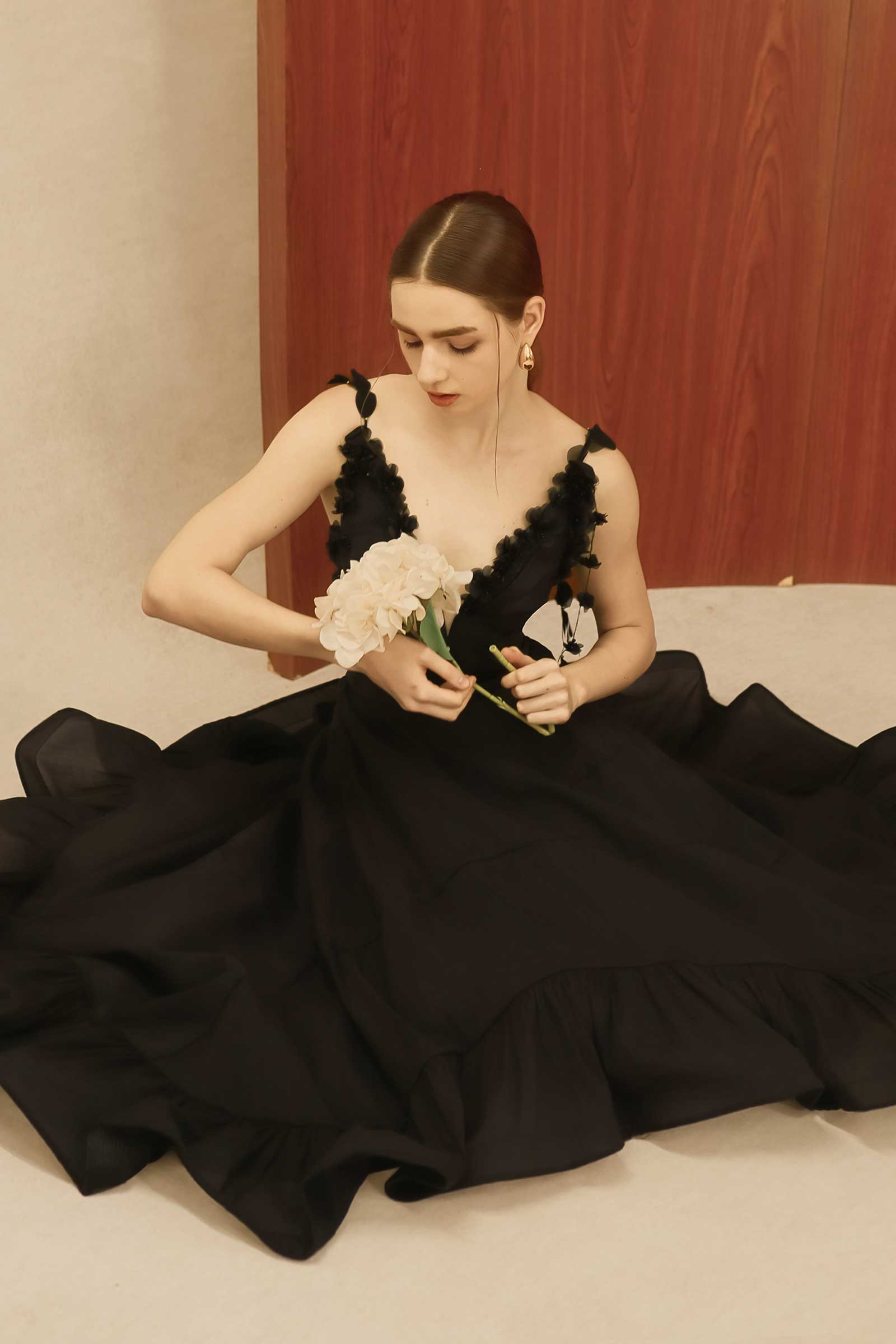 Elara Padded Top (Black) - Image 5
