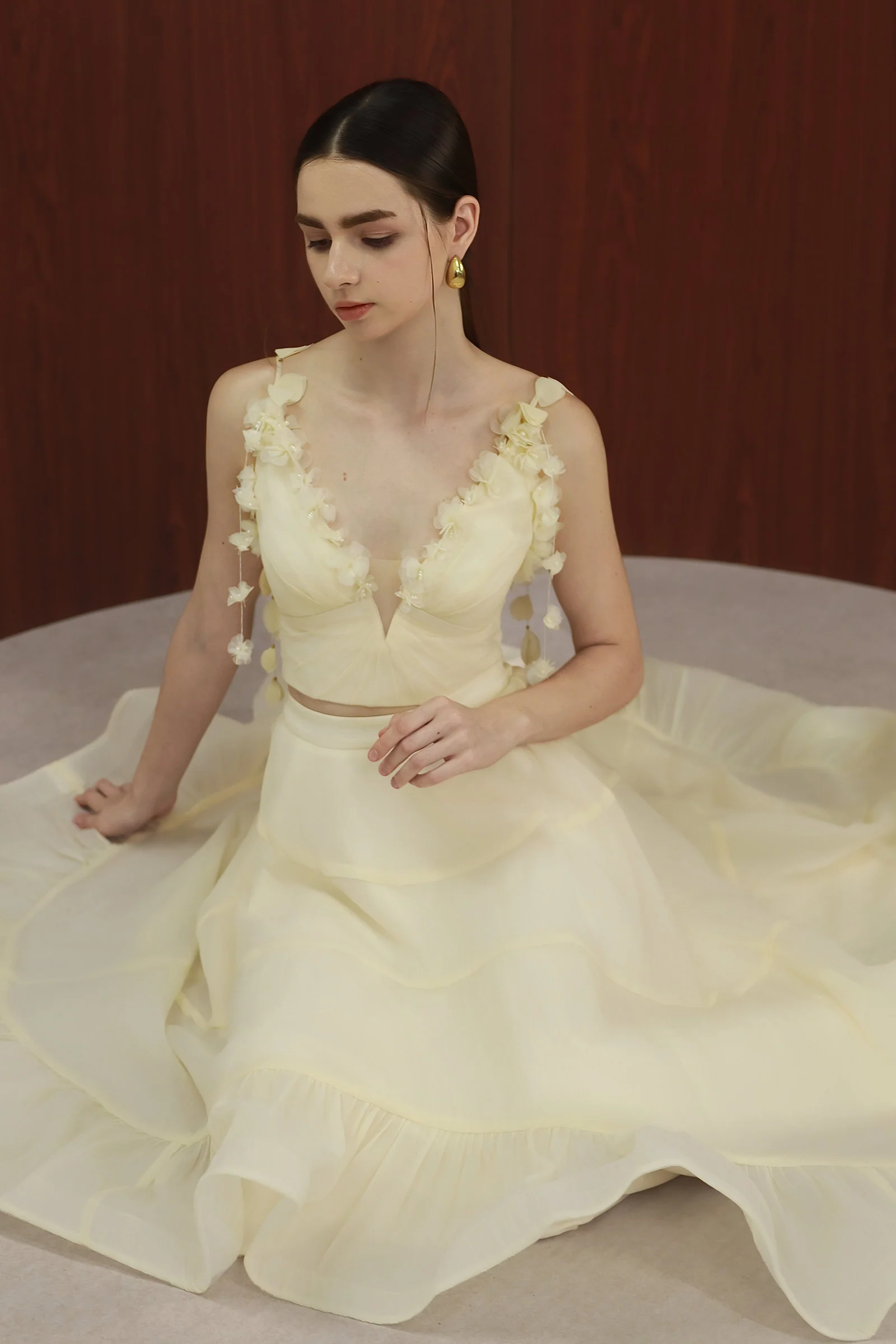 Elara Skirt (Cream) - Image 5