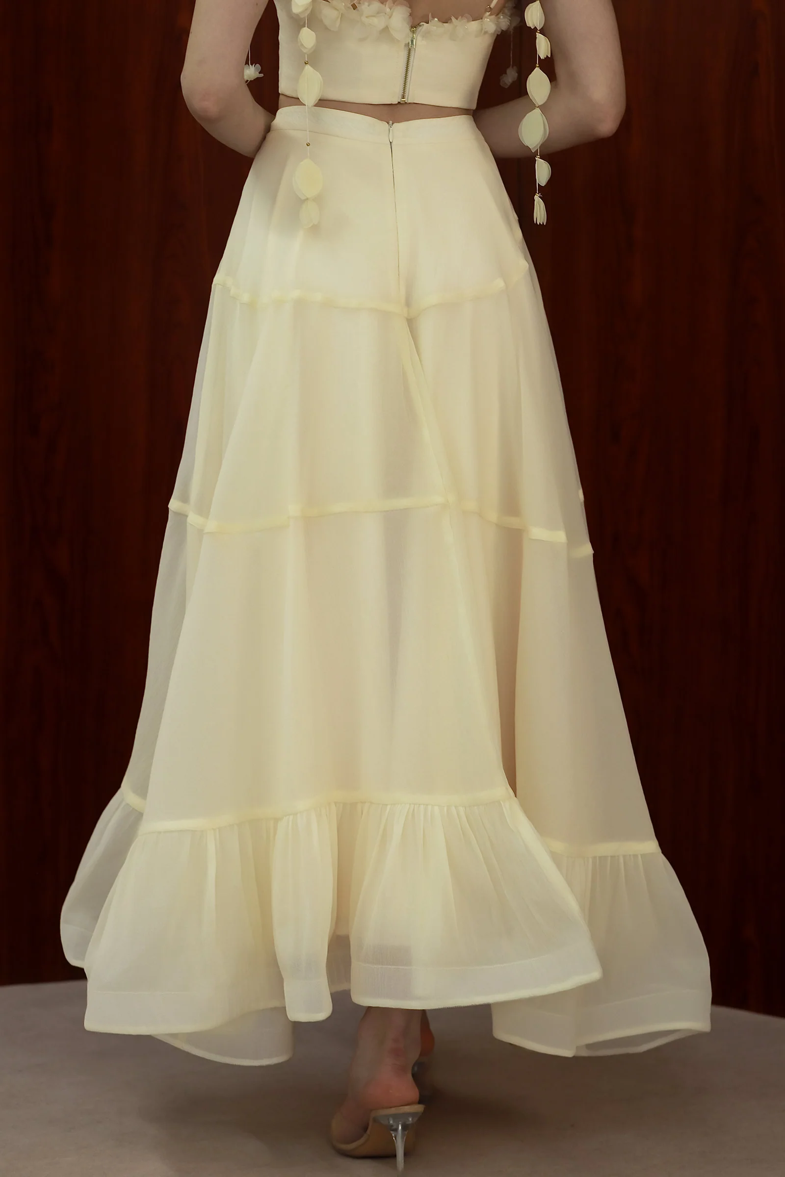 Elara Skirt (Cream) - Image 7