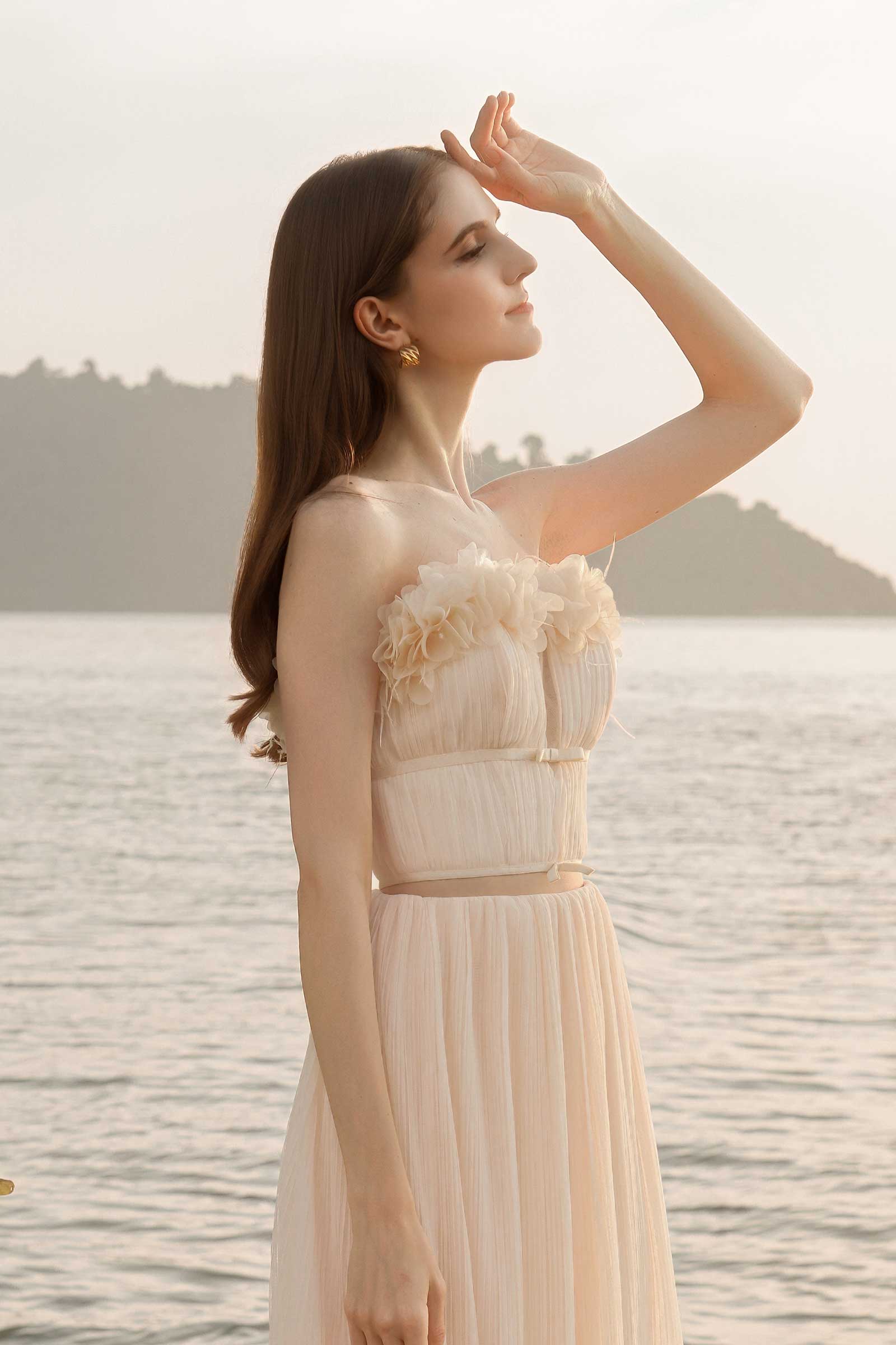Diaveriale Corset Top (Cream) - Image 11
