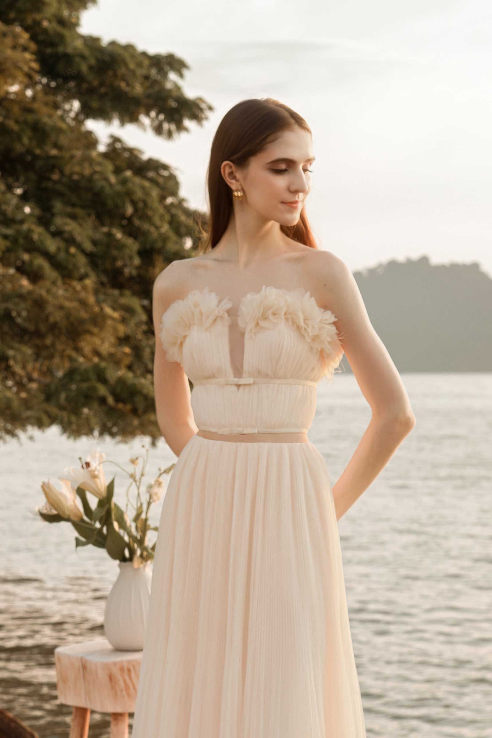 Diaveriale Corset Top (Cream) - Image 16