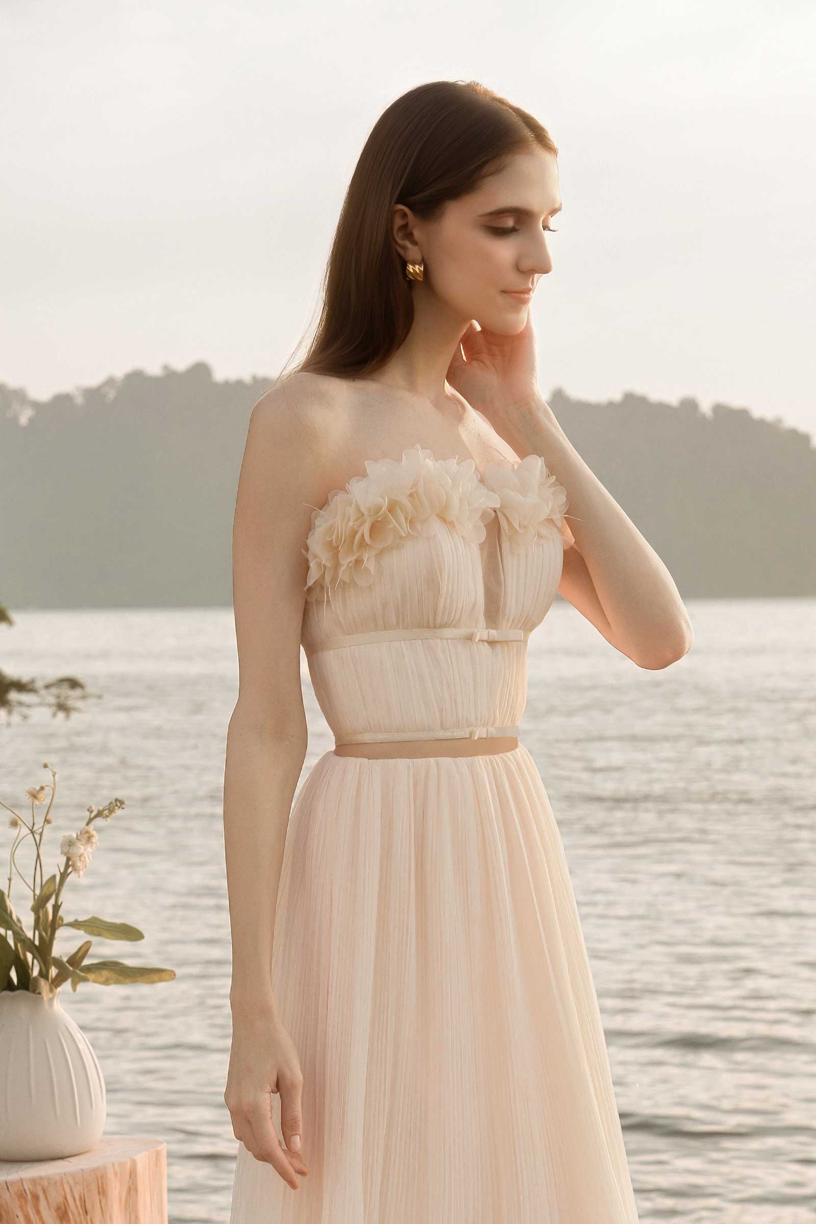 Diaveriale Corset Top (Cream) - Image 18