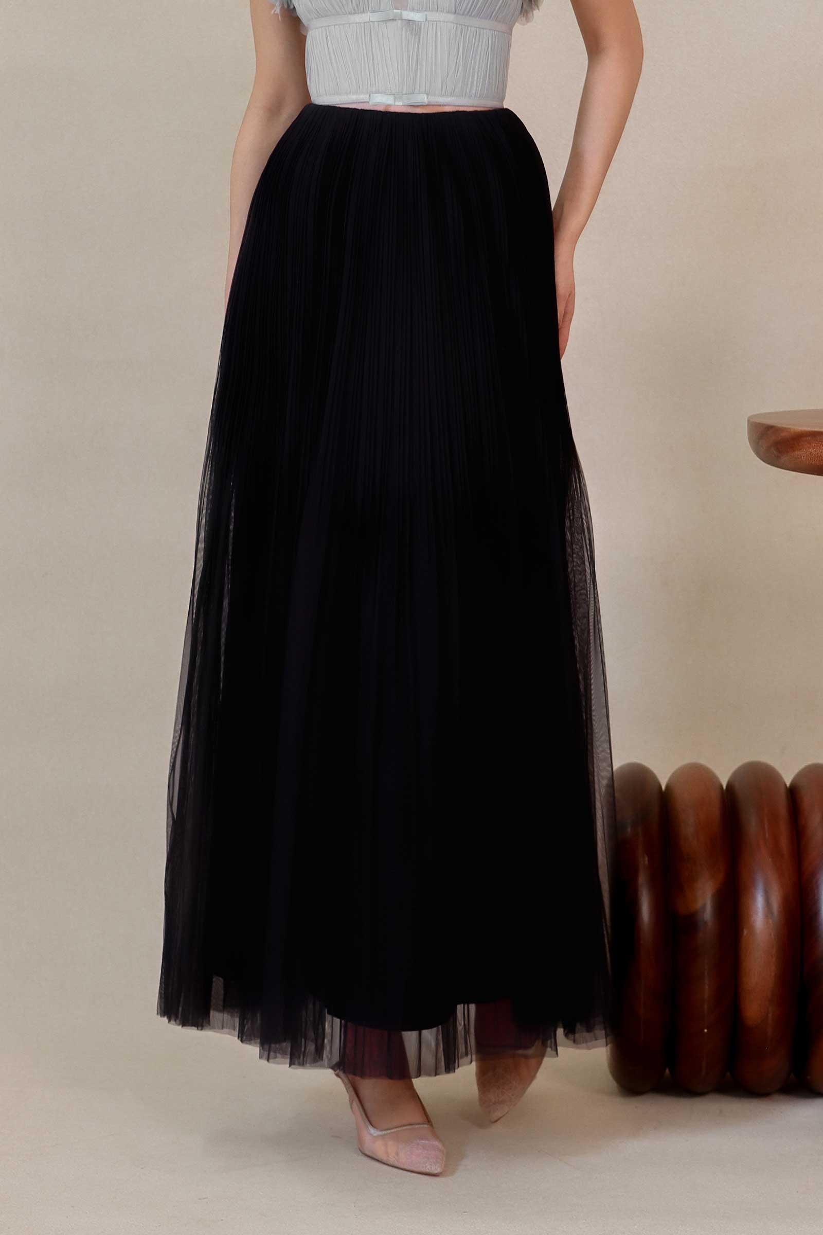 Diaveriale Tulle Skirt (Black) - Image 4