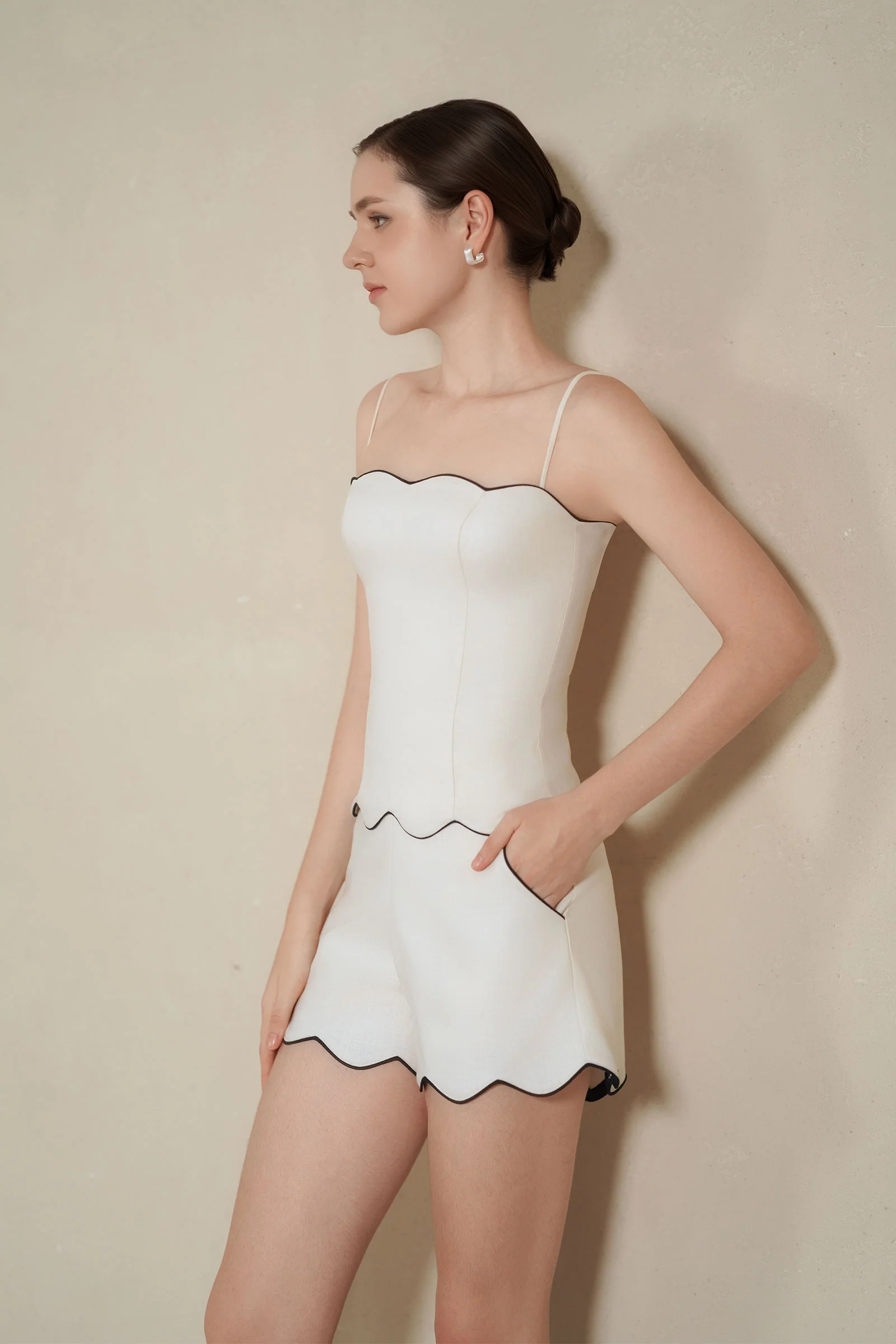 Clémence Linen Top (Linen) - Image 10