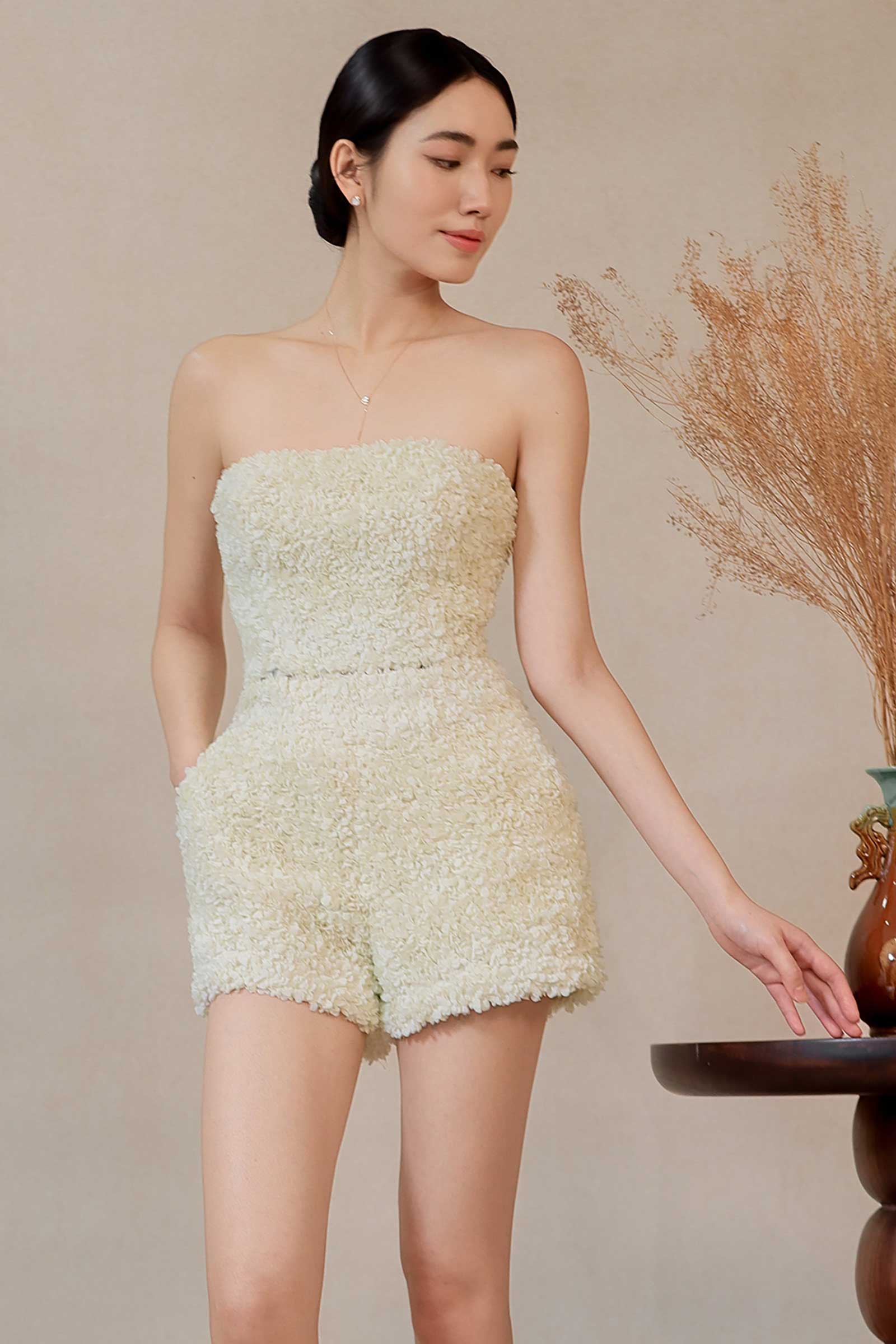 Fiorenne Top (Cream) - Image 2