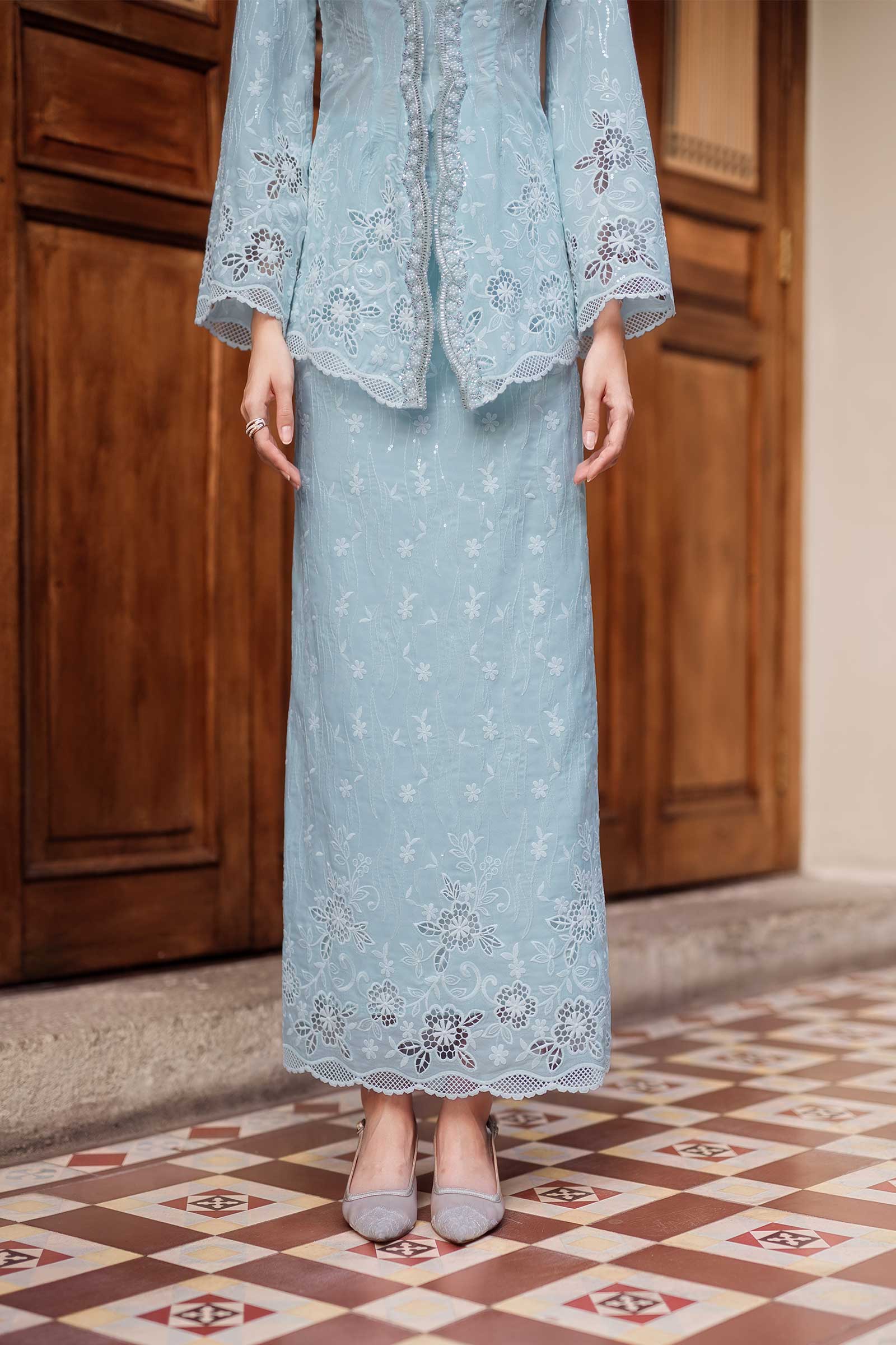 Sofea Skirt (Baby Blue) - Image 3