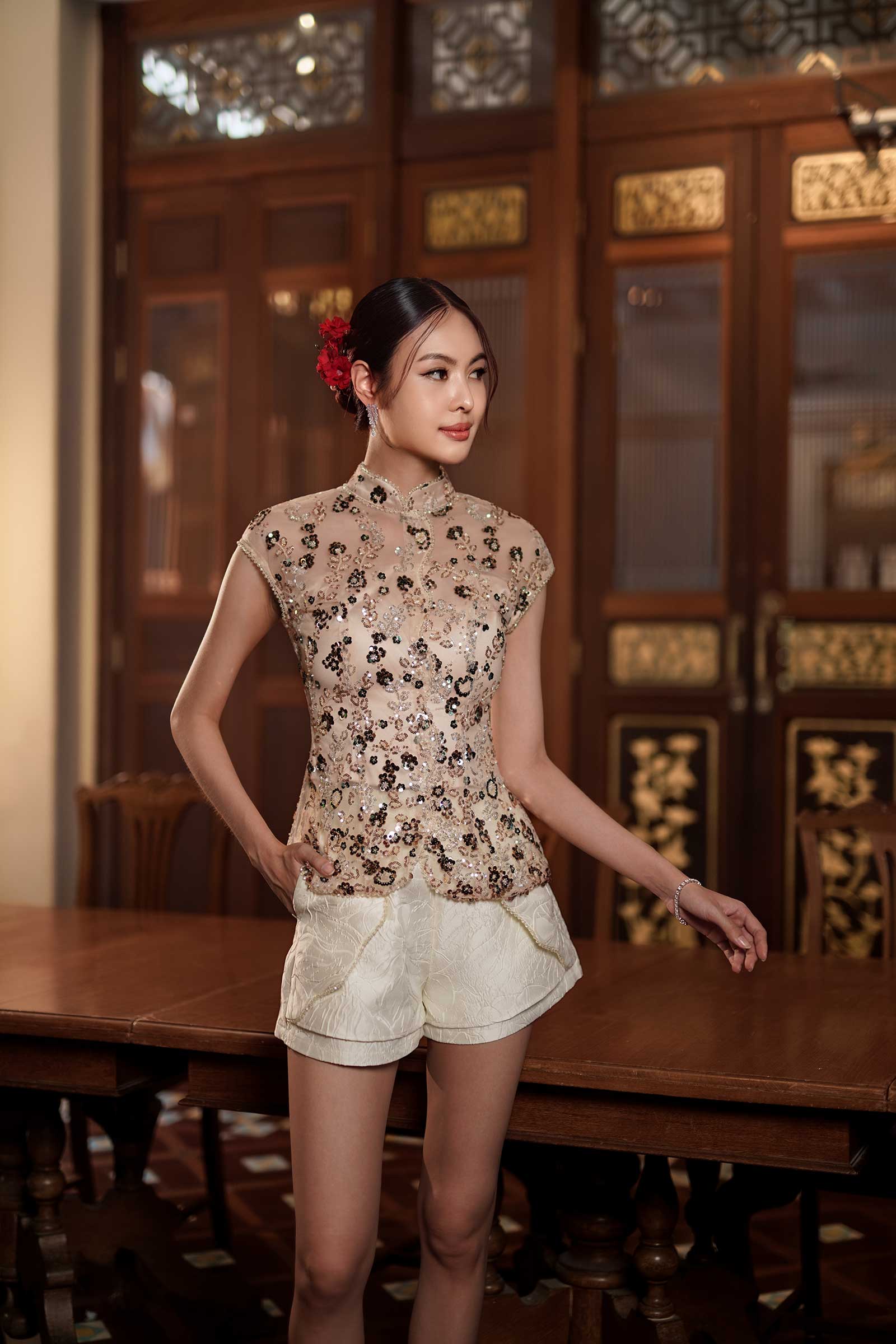 Evelyn Shorts (White) - Image 9