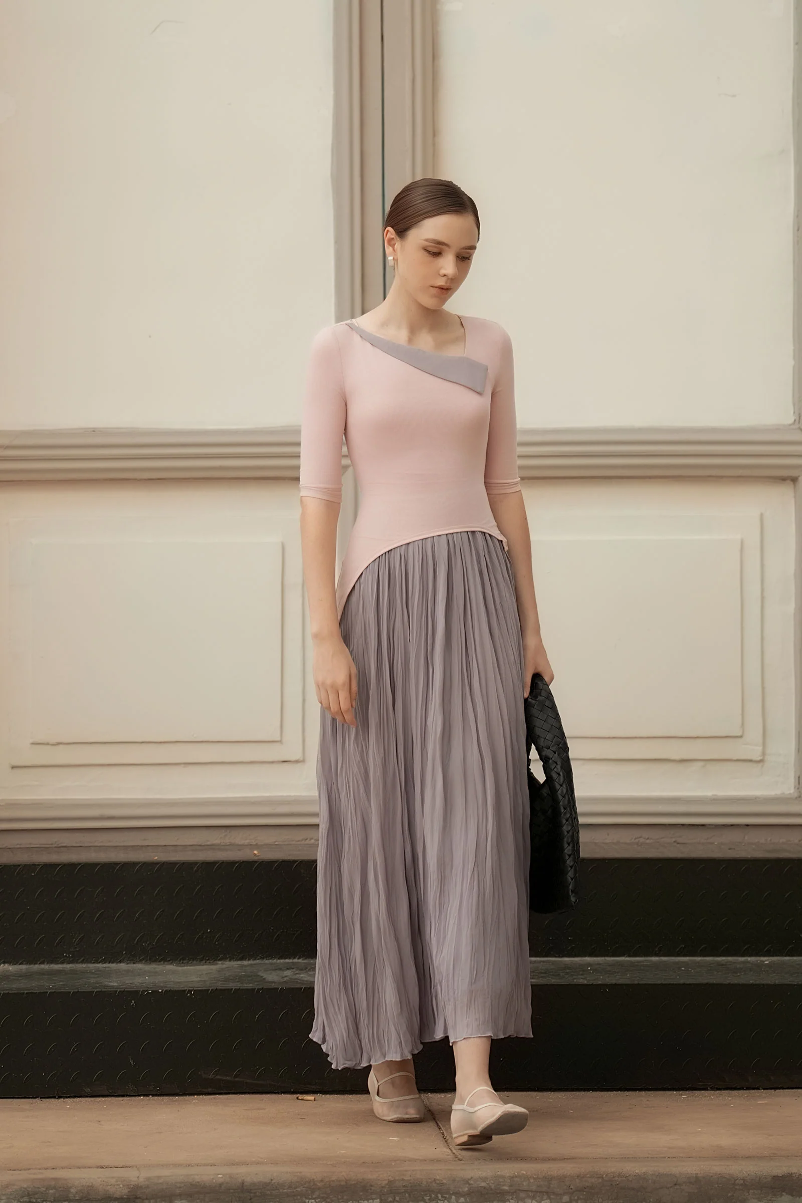 Ellear Dress (Blush+Mauve) - Image 6