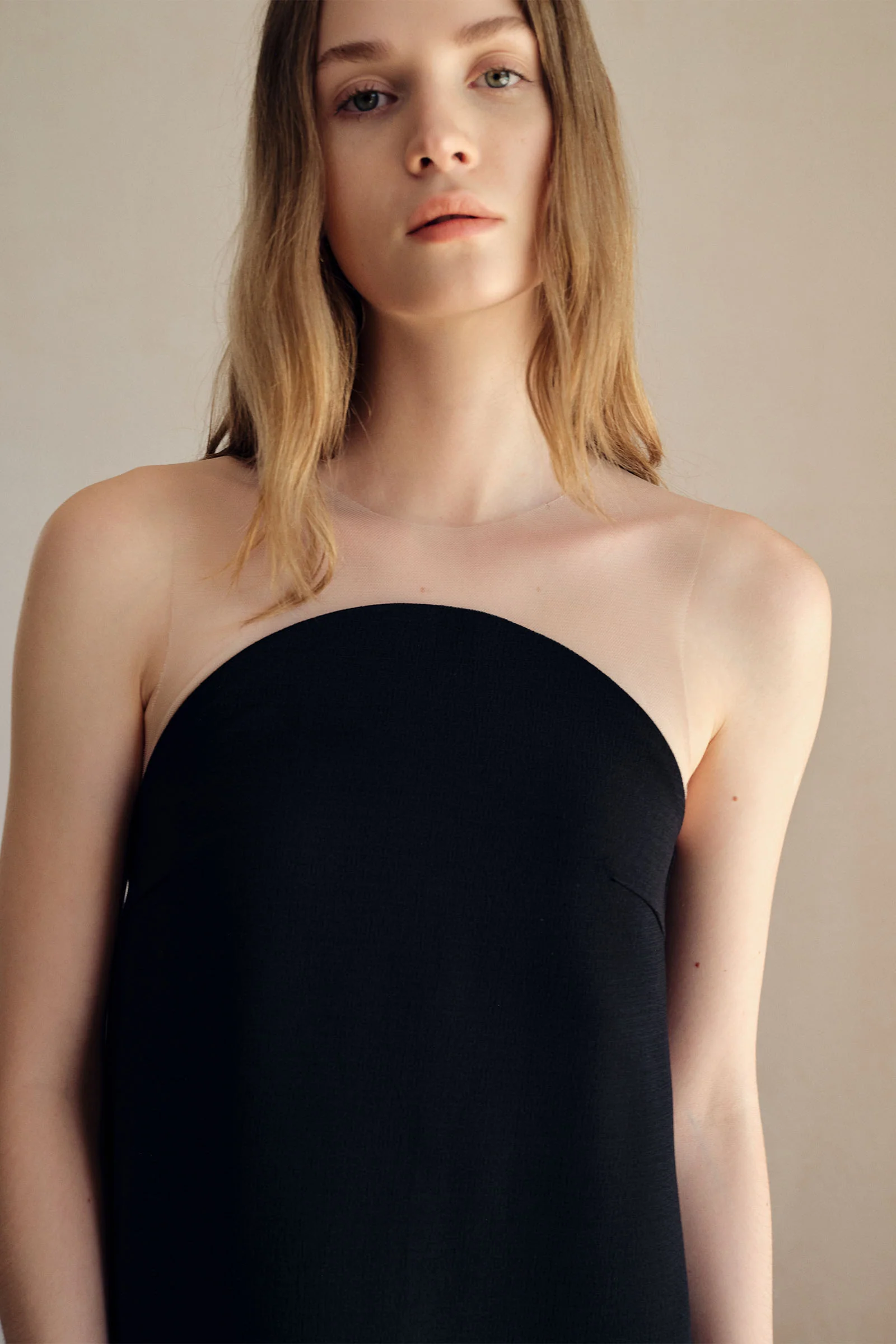 Luna Shift Dress (Black) - Image 2