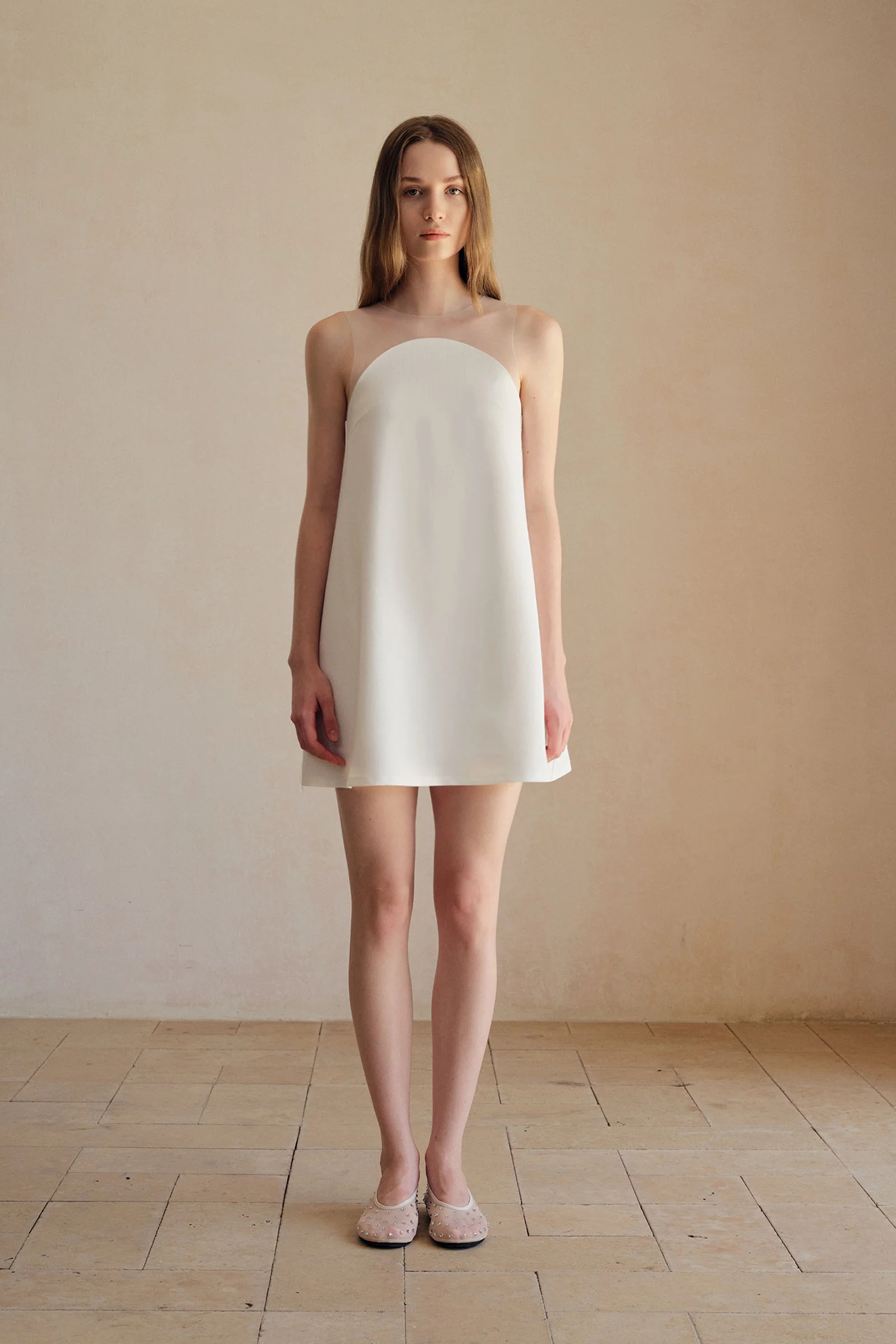 Luna Shift Dress (Snow White) - Image 3