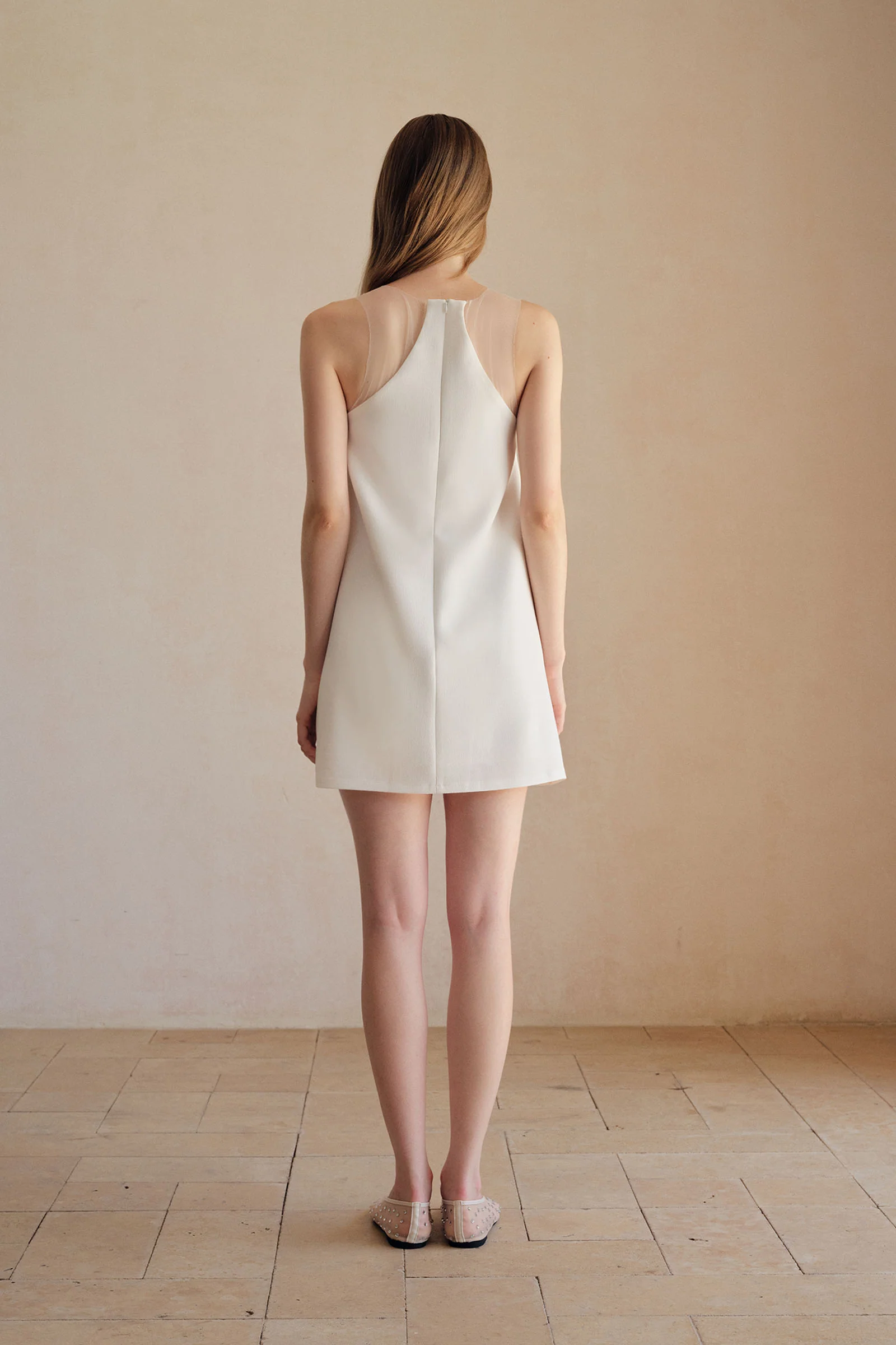 Luna Shift Dress (Snow White) - Image 7