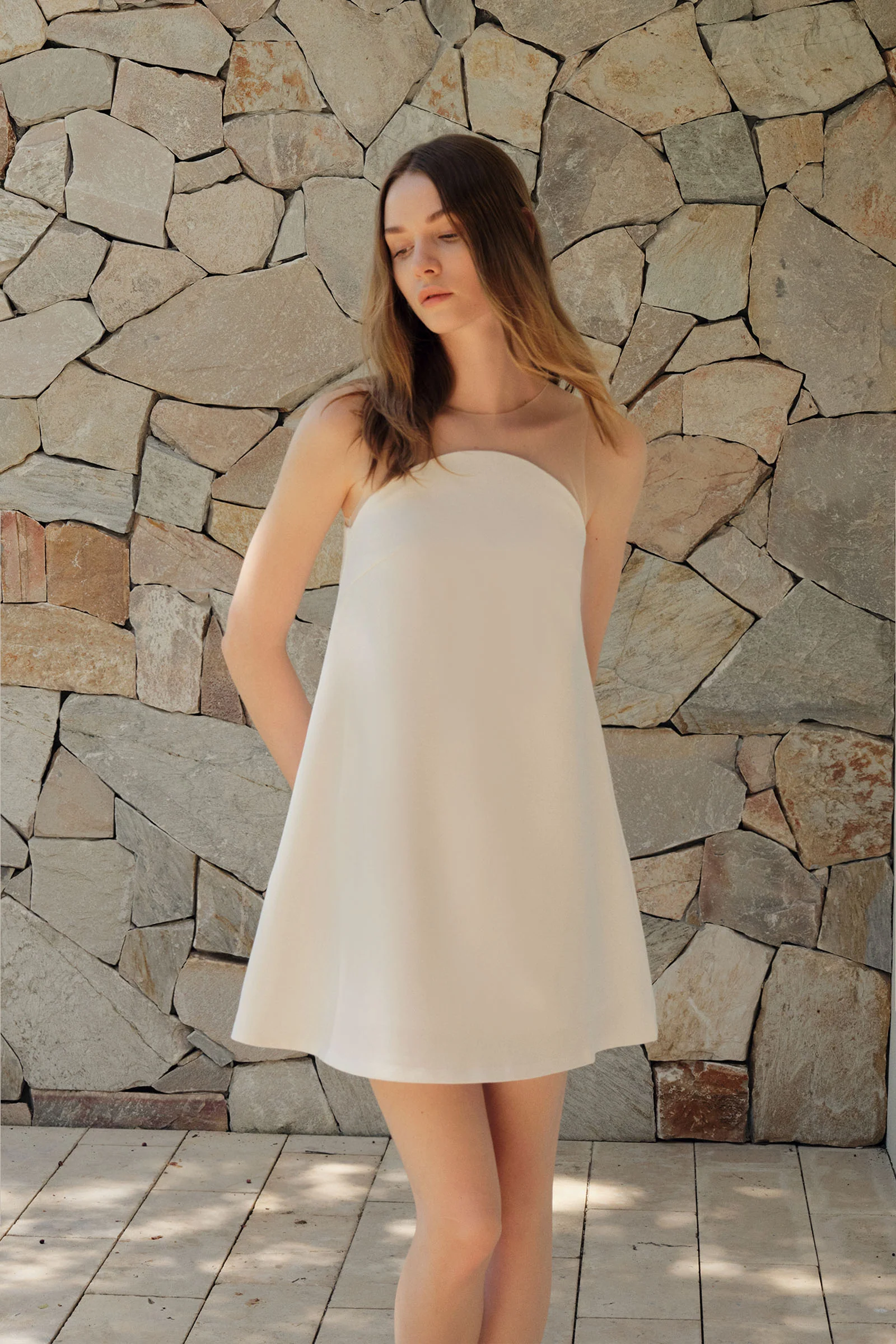 Luna Shift Dress (Snow White) - Image 8