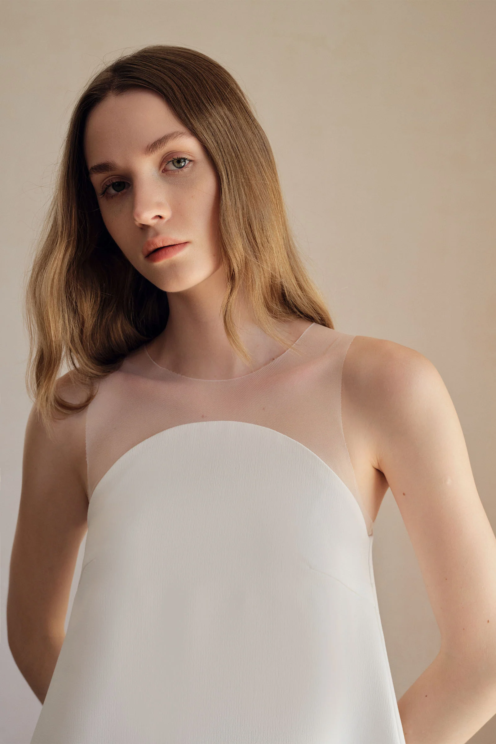 Luna Shift Dress (Snow White) - Image 9