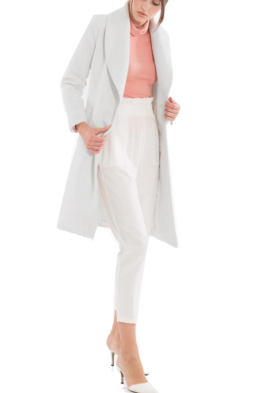 Darchora Coat (Greyish White) - Image 4