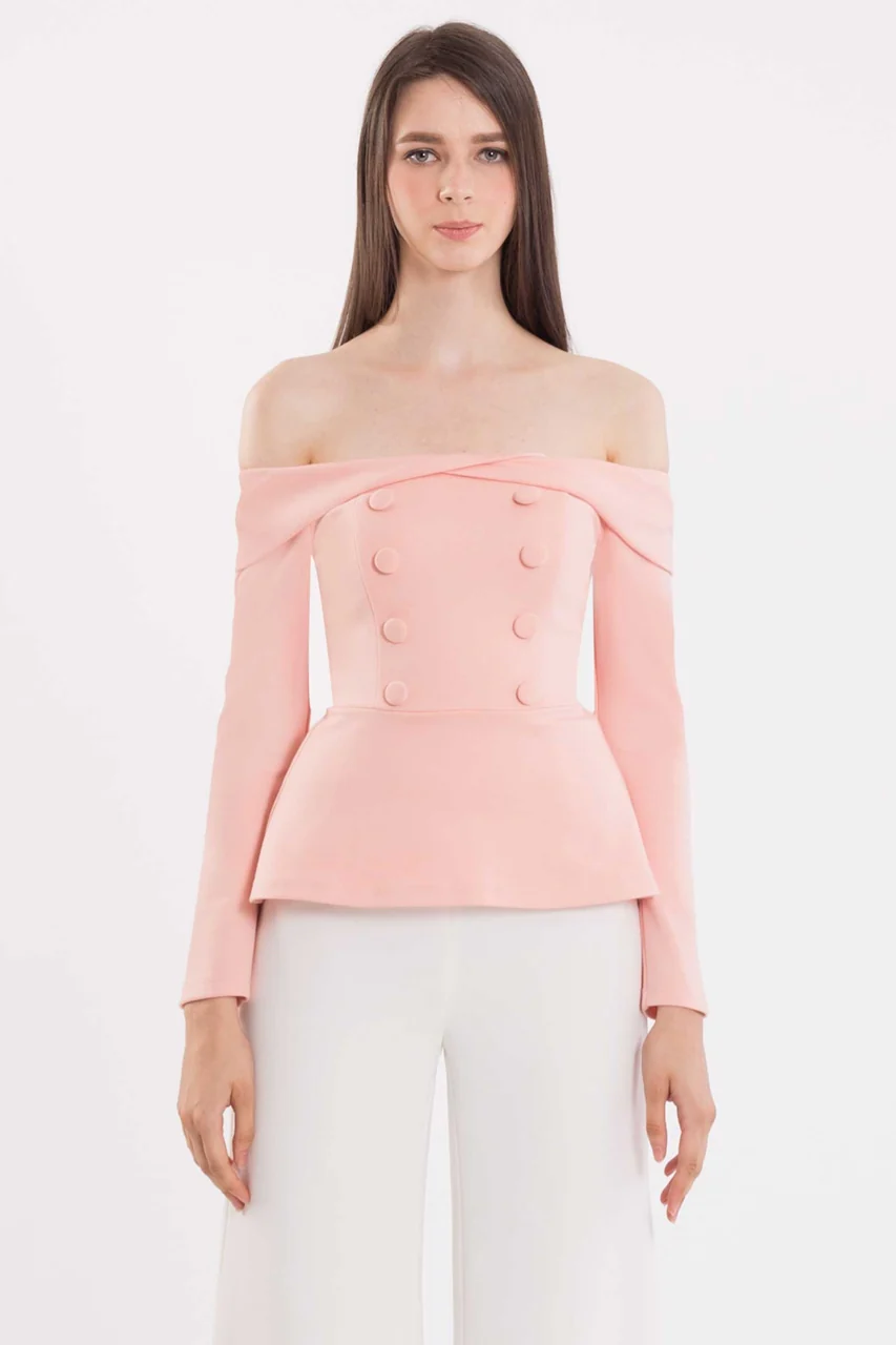 Darfony Top (Peach) - Image 4