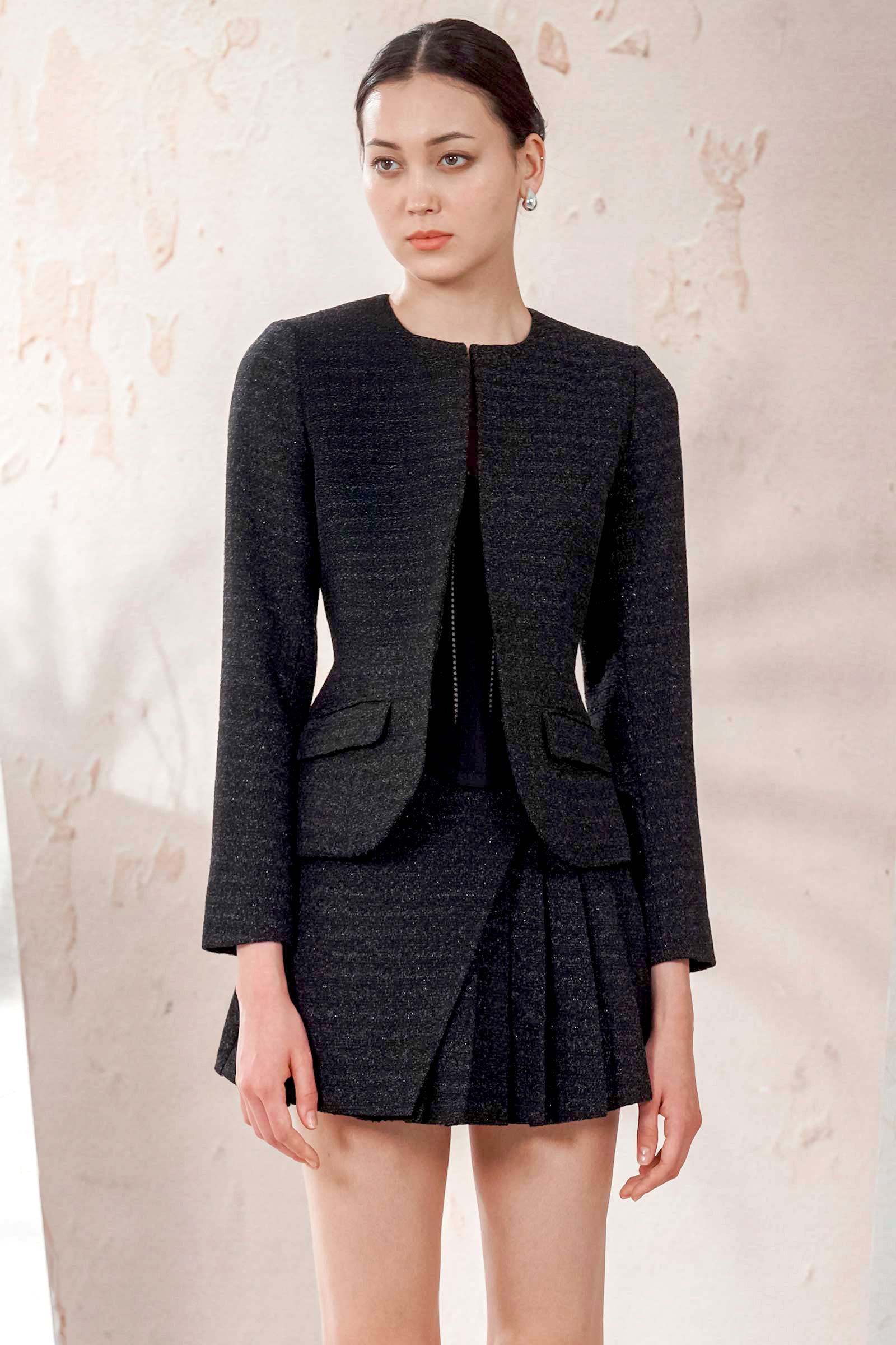 Delisse Tweed Set (Black) - Image 11