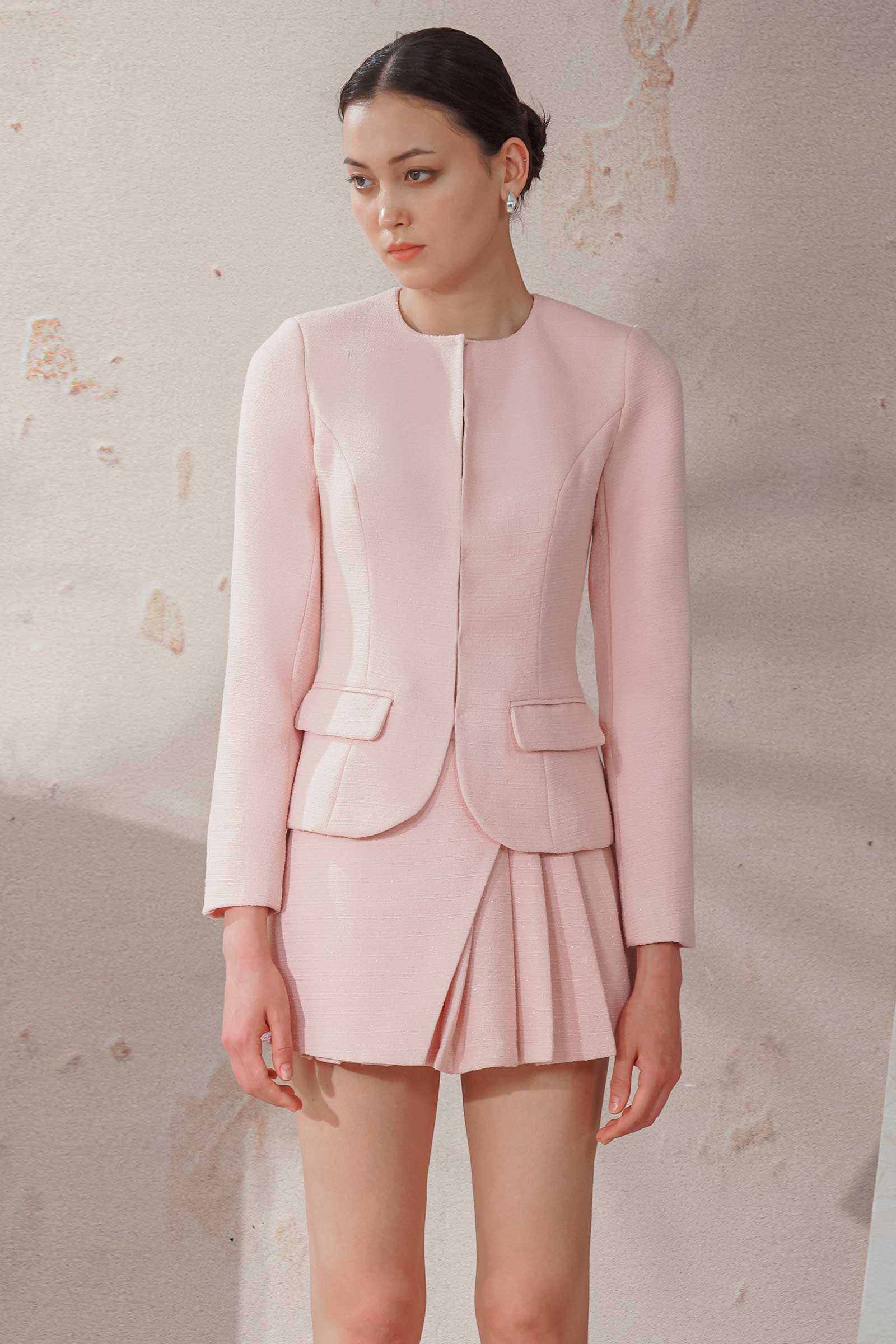 Delisse Tweed Set (Pink) - Image 2
